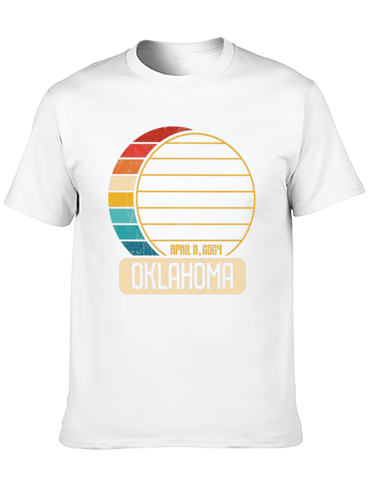 Oklahoma April 8 2024 Total Solar Eclipse T-Shirt