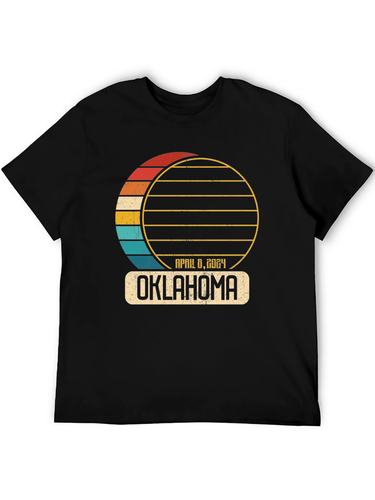 Oklahoma April 8 2024 Total Solar Eclipse T-Shirt