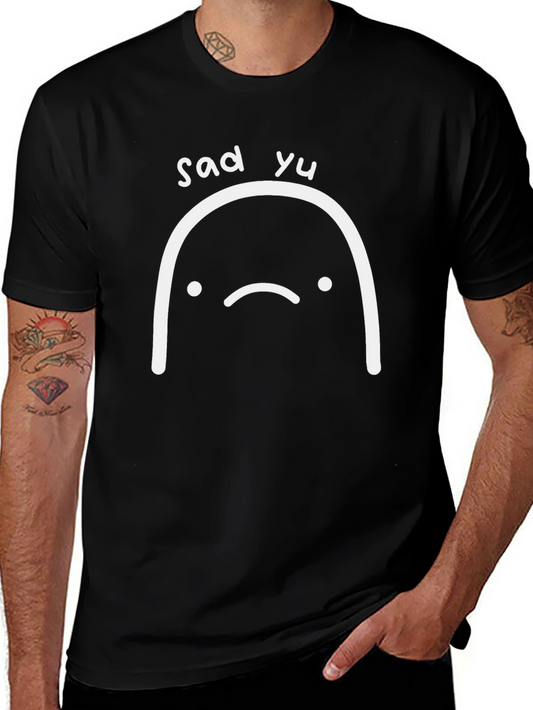 Sad Yu T-Shirt - Soft Cotton Blend