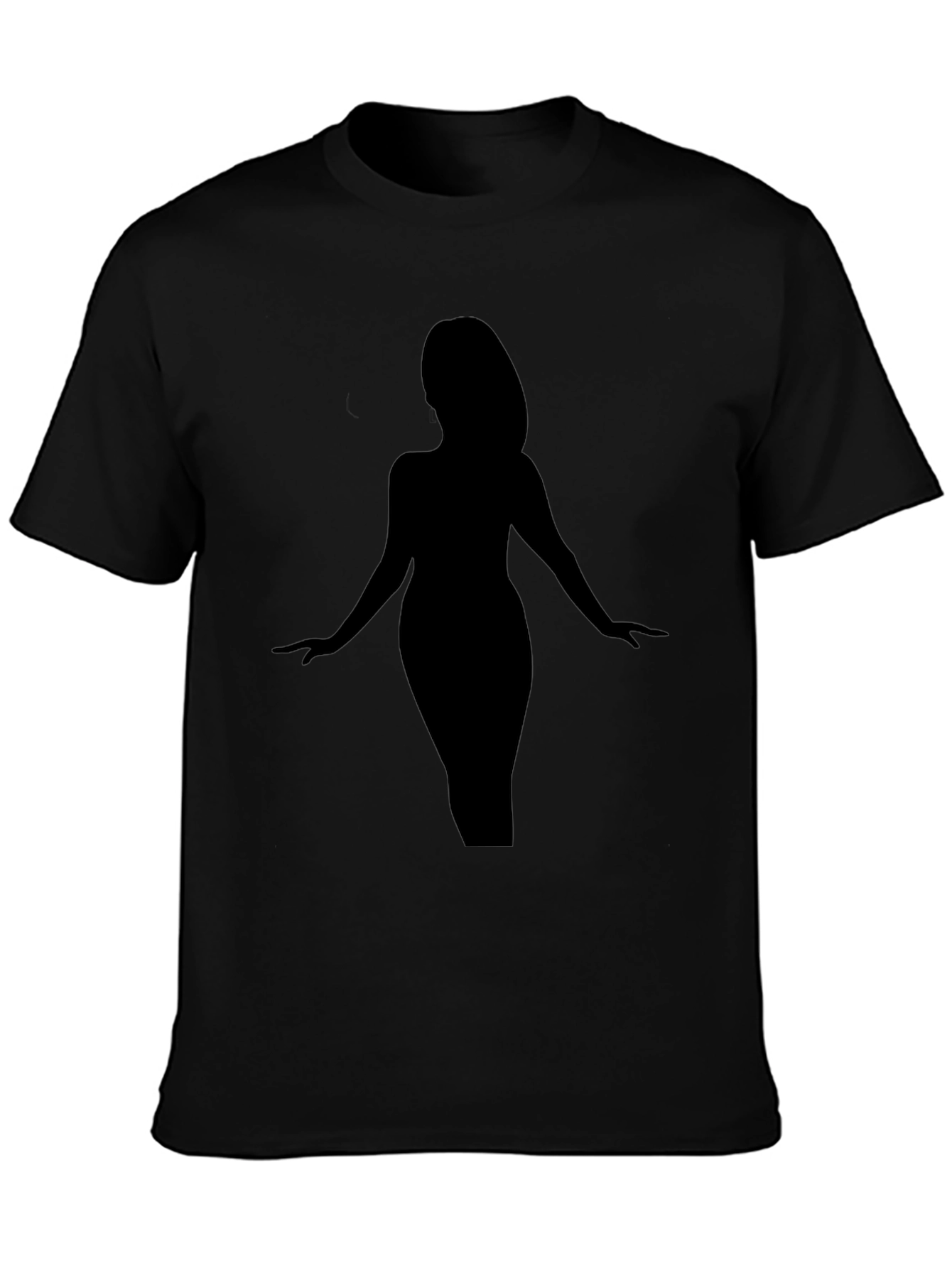 Silhouette Graphic Black T-Shirt