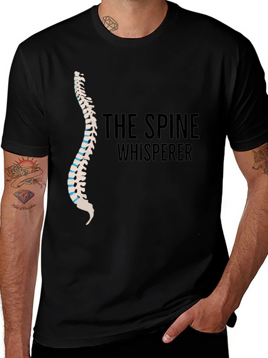 Spine Whisperer Graphic T-Shirt - Chiropractor Gift
