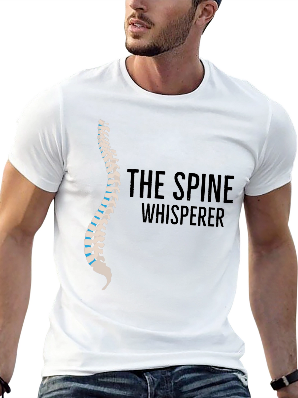 Spine Whisperer Graphic T-Shirt - Chiropractor Gift