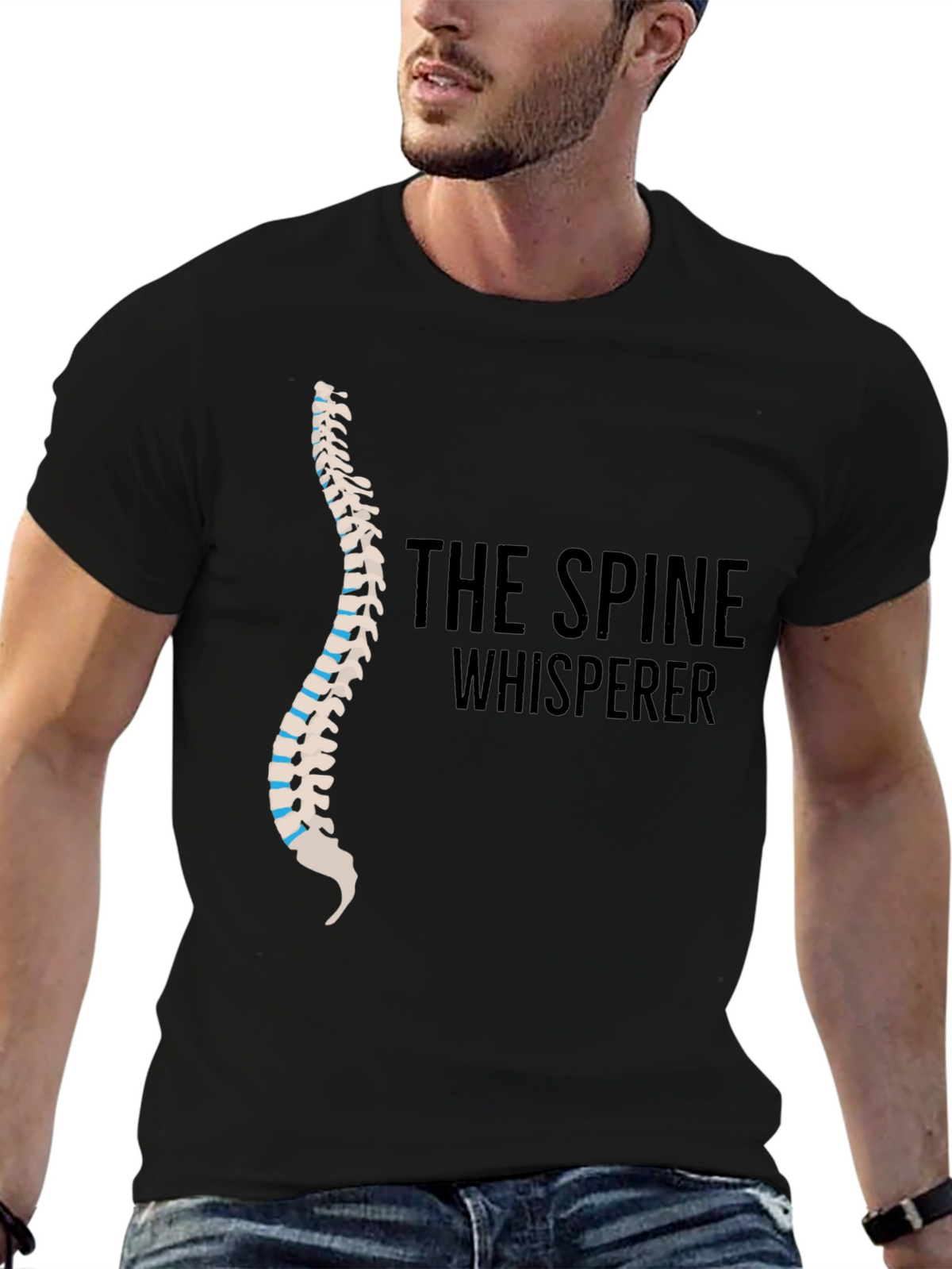 Spine Whisperer Graphic T-Shirt - Chiropractor Gift
