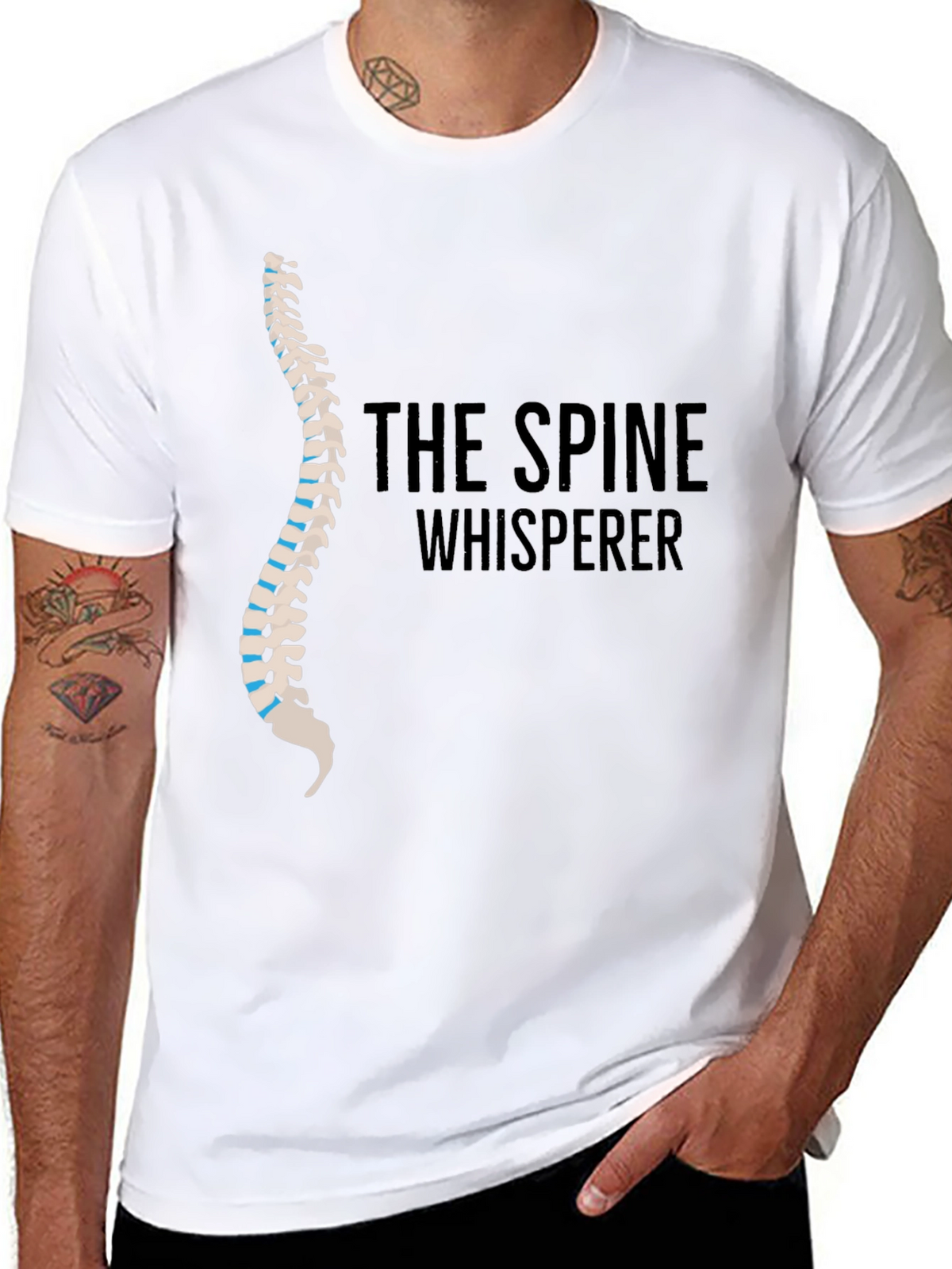 Spine Whisperer Graphic T-Shirt - Chiropractor Gift