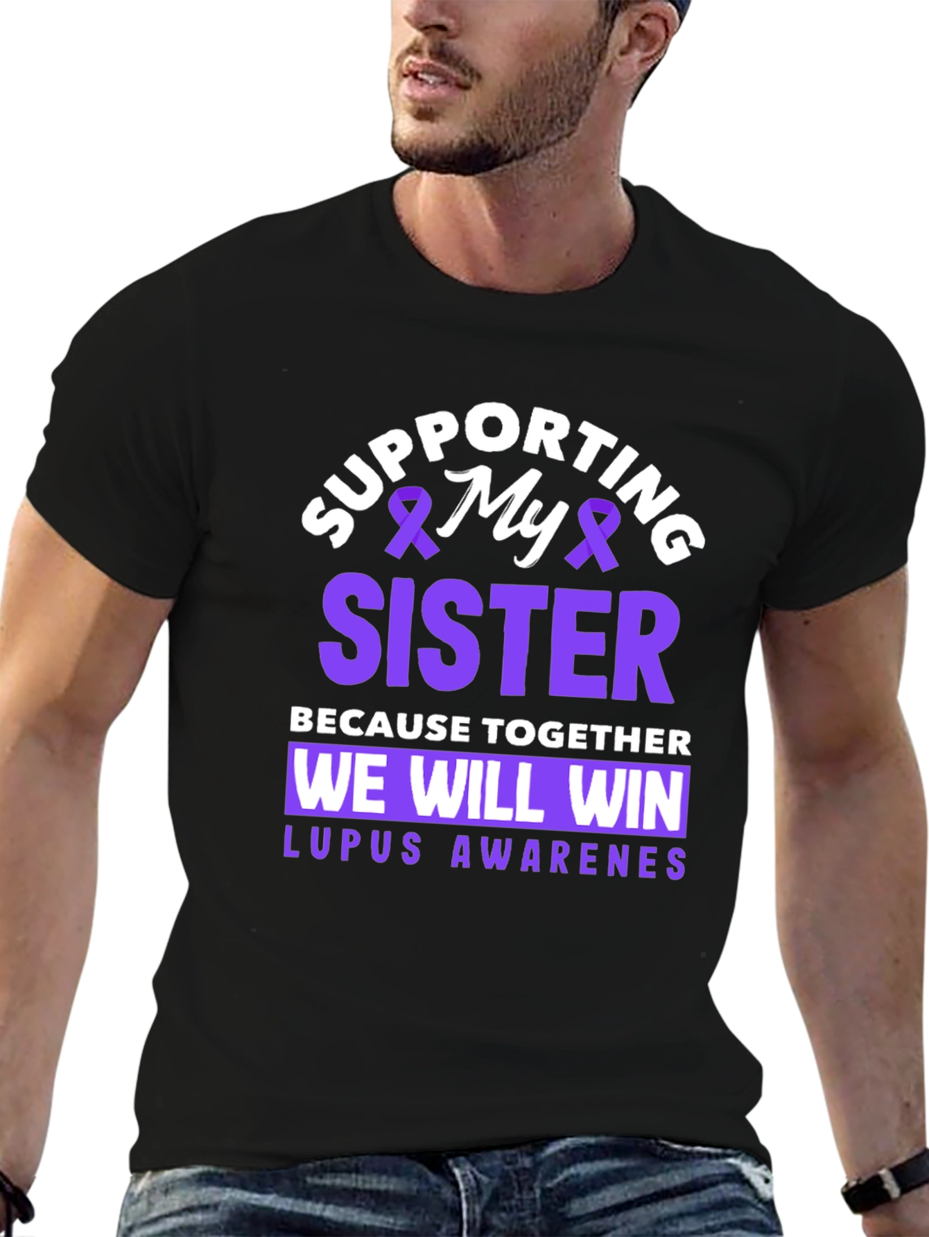 Supporting My Sister Lupus Awareness T-Shirt