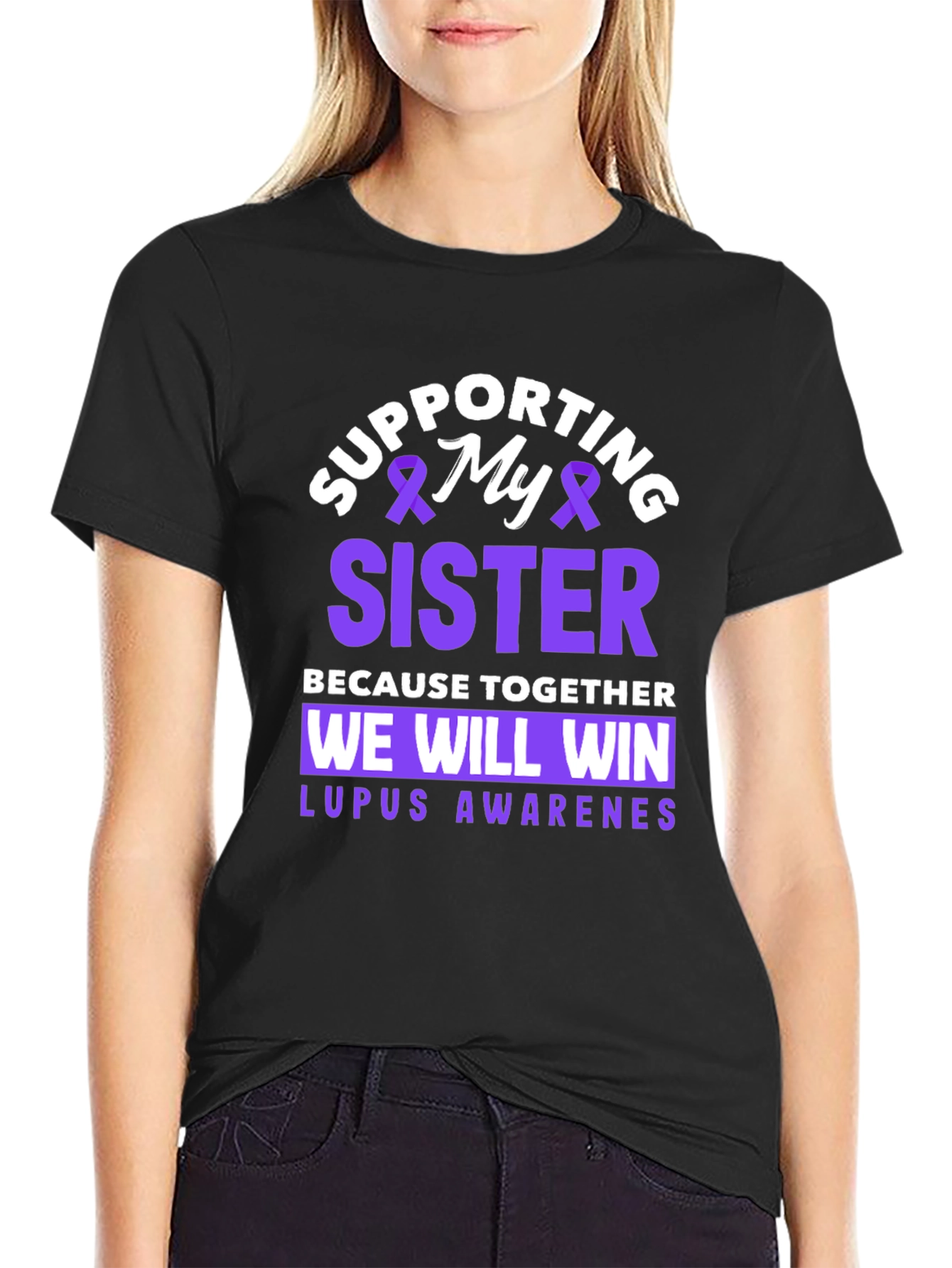 Supporting My Sister Lupus Awareness T-Shirt