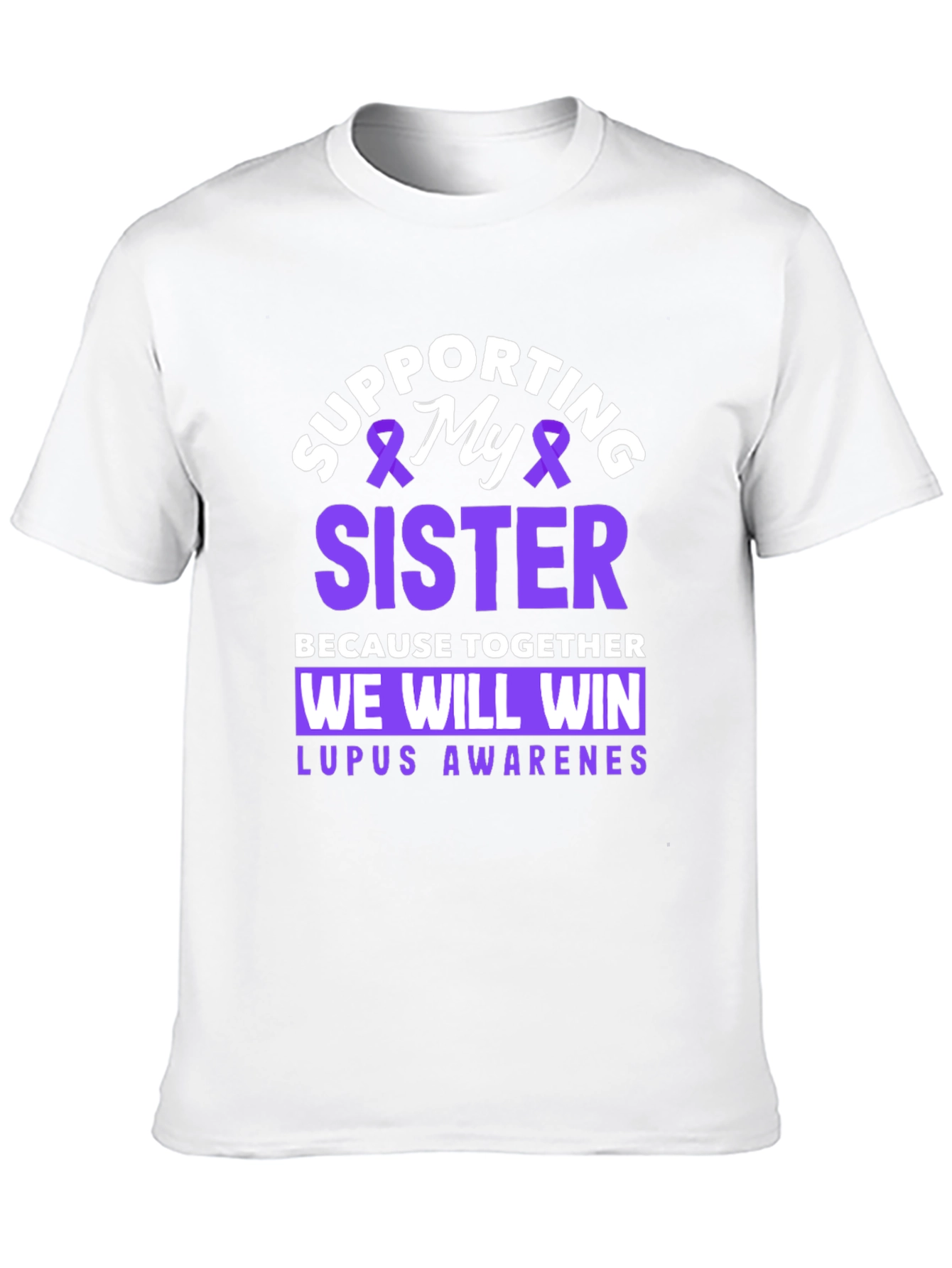 Supporting My Sister Lupus Awareness T-Shirt