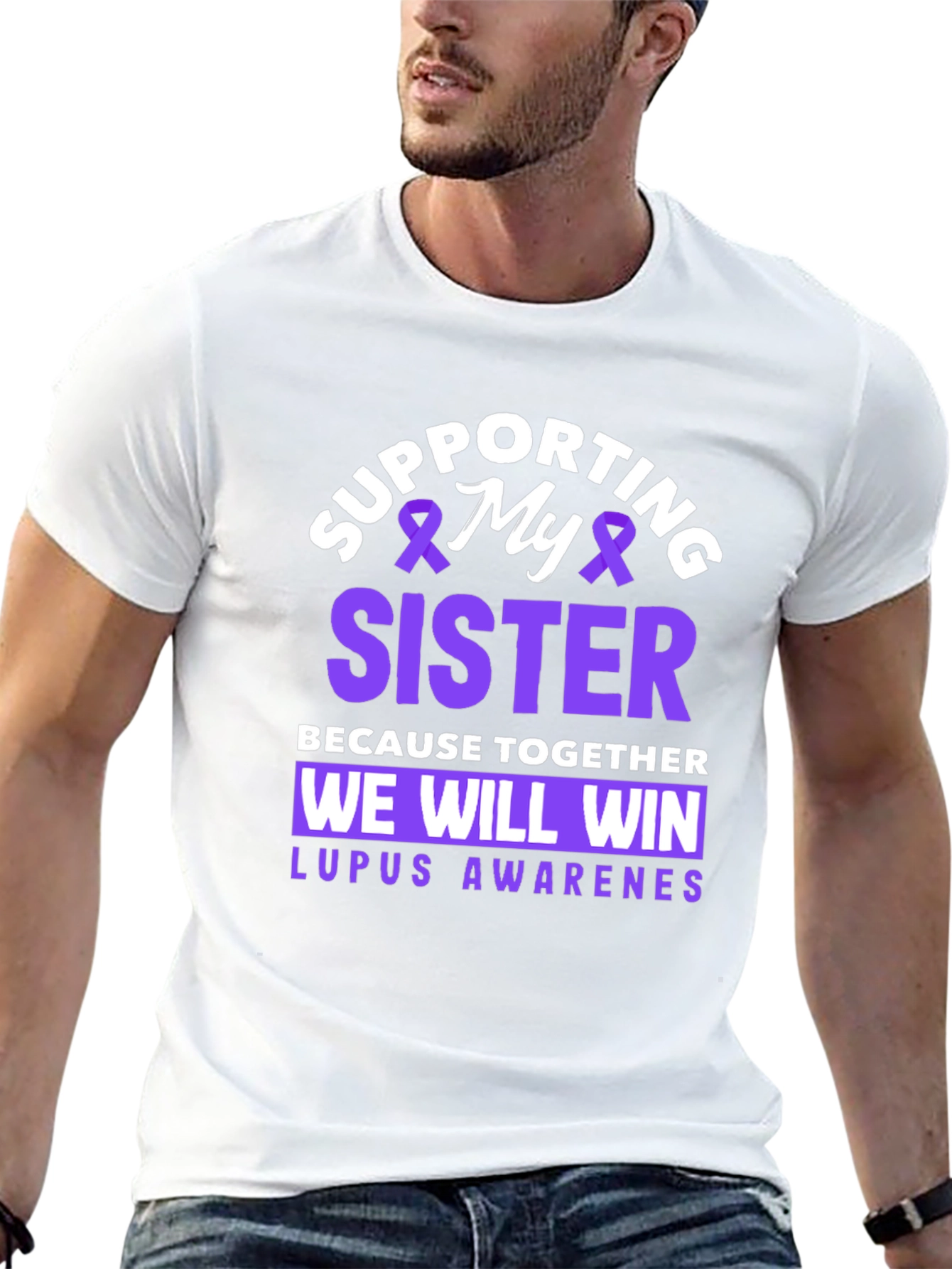 Supporting My Sister Lupus Awareness T-Shirt