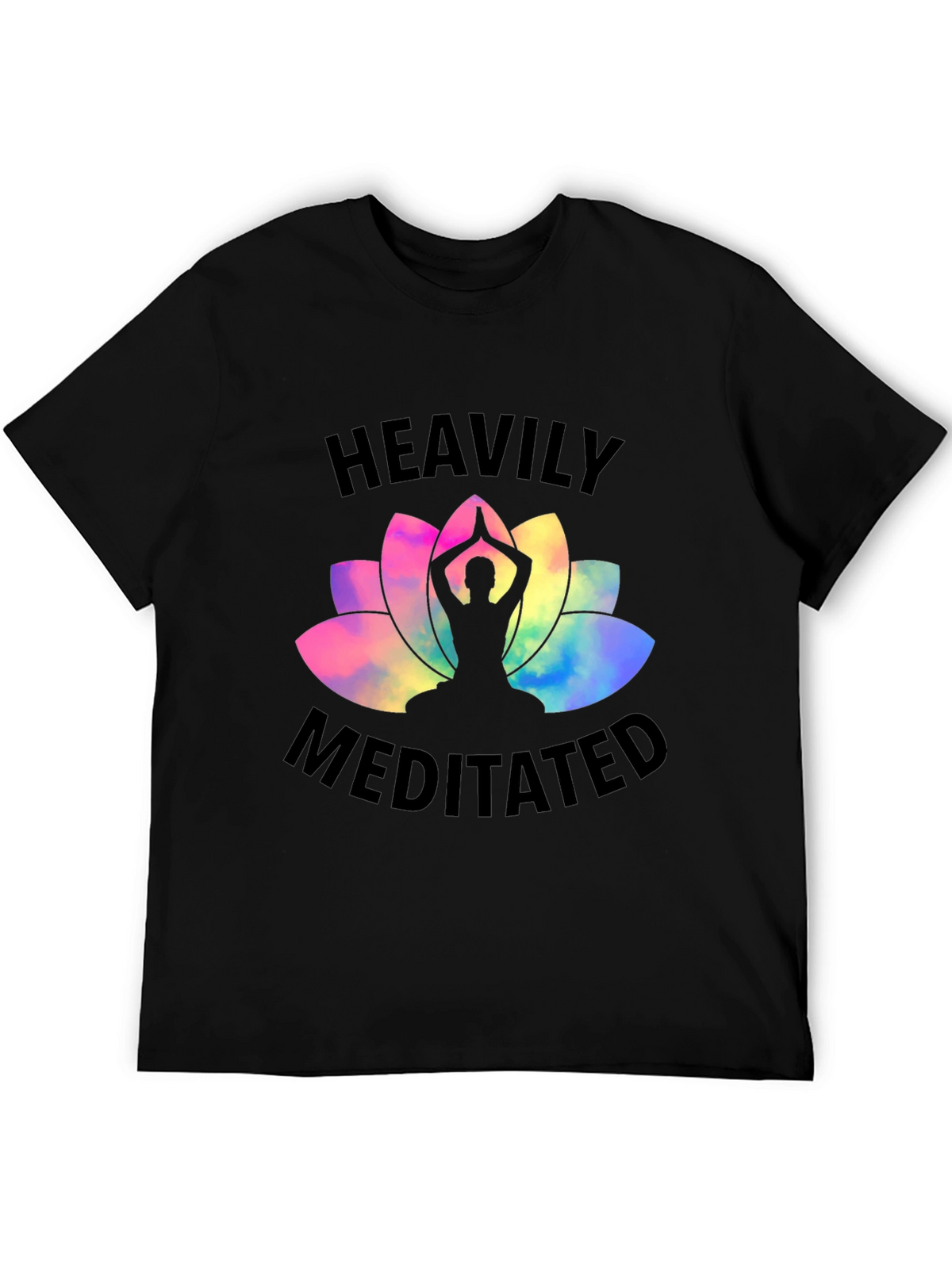 Heavily Meditated Yoga Lotus Graphic Tee