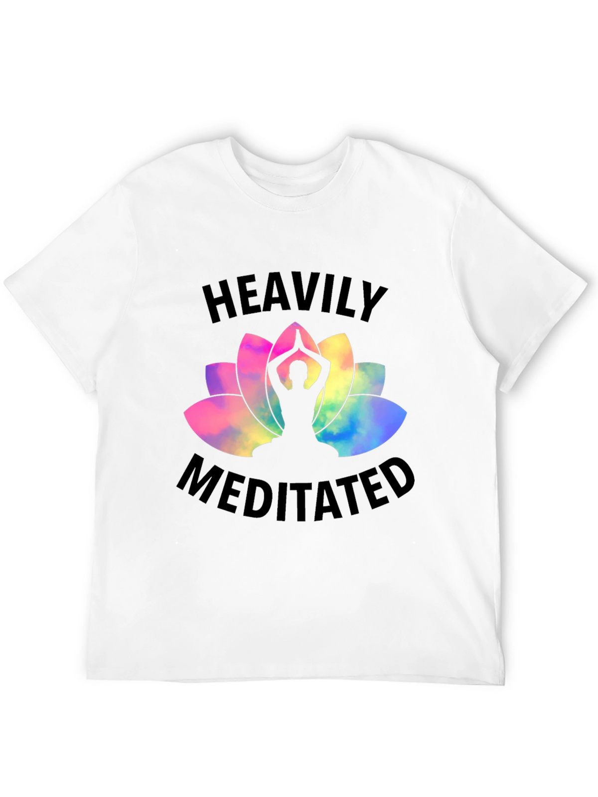 Heavily Meditated Yoga Lotus Graphic Tee