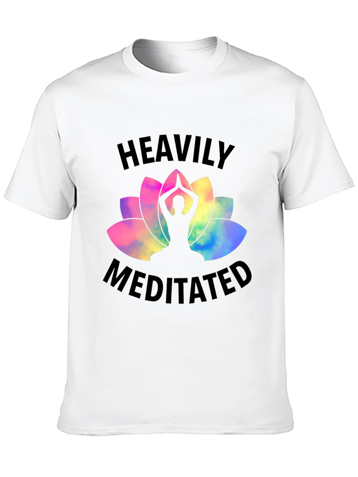 Heavily Meditated Yoga Lotus Graphic Tee
