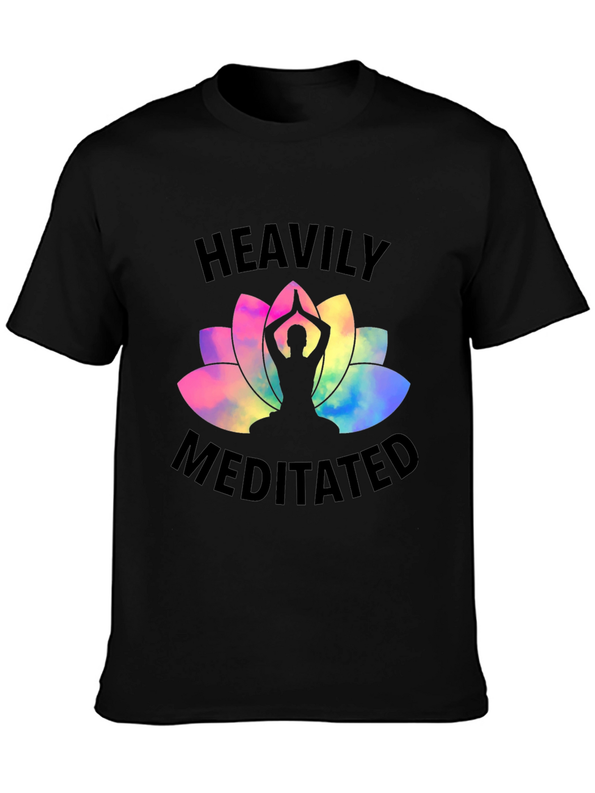 Heavily Meditated Yoga Lotus Graphic Tee