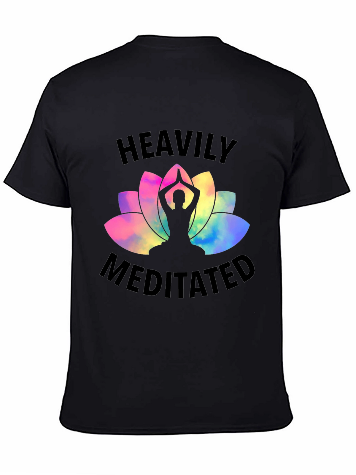 Heavily Meditated Yoga Lotus Graphic Tee