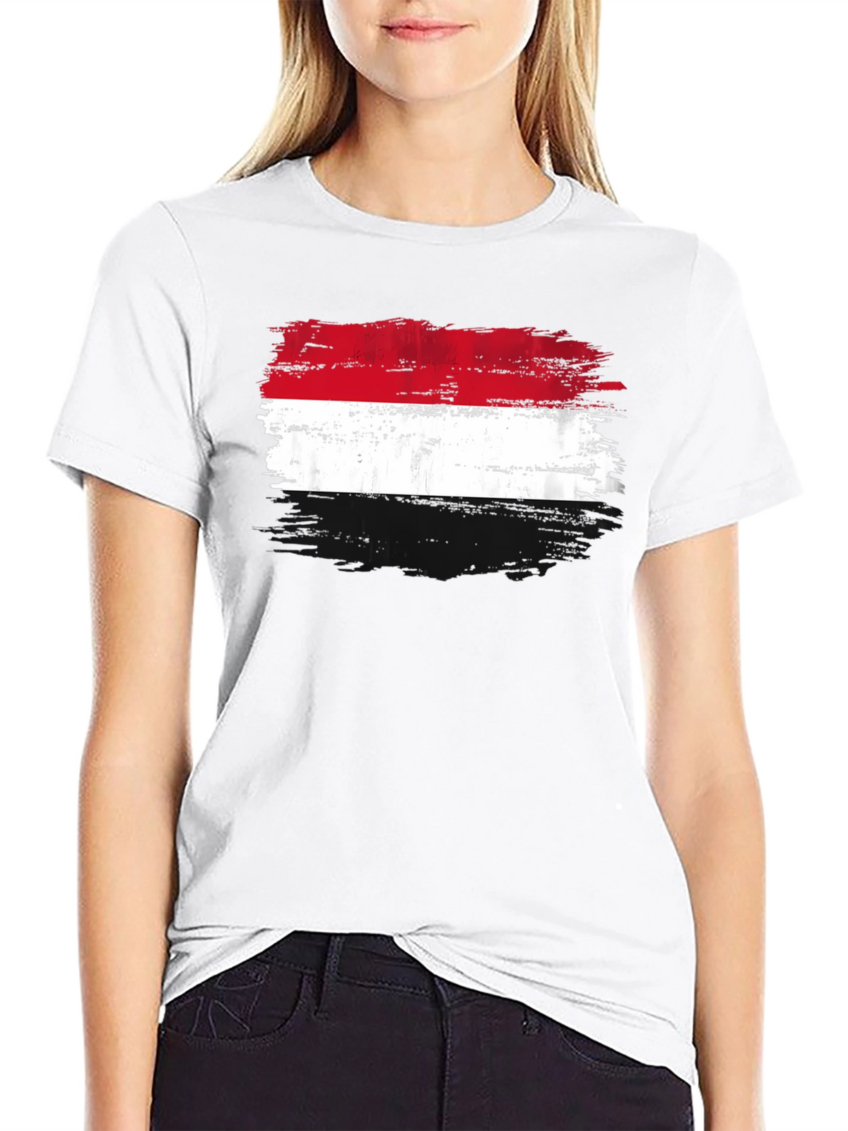 Indonesia Flag Distressed T-Shirt