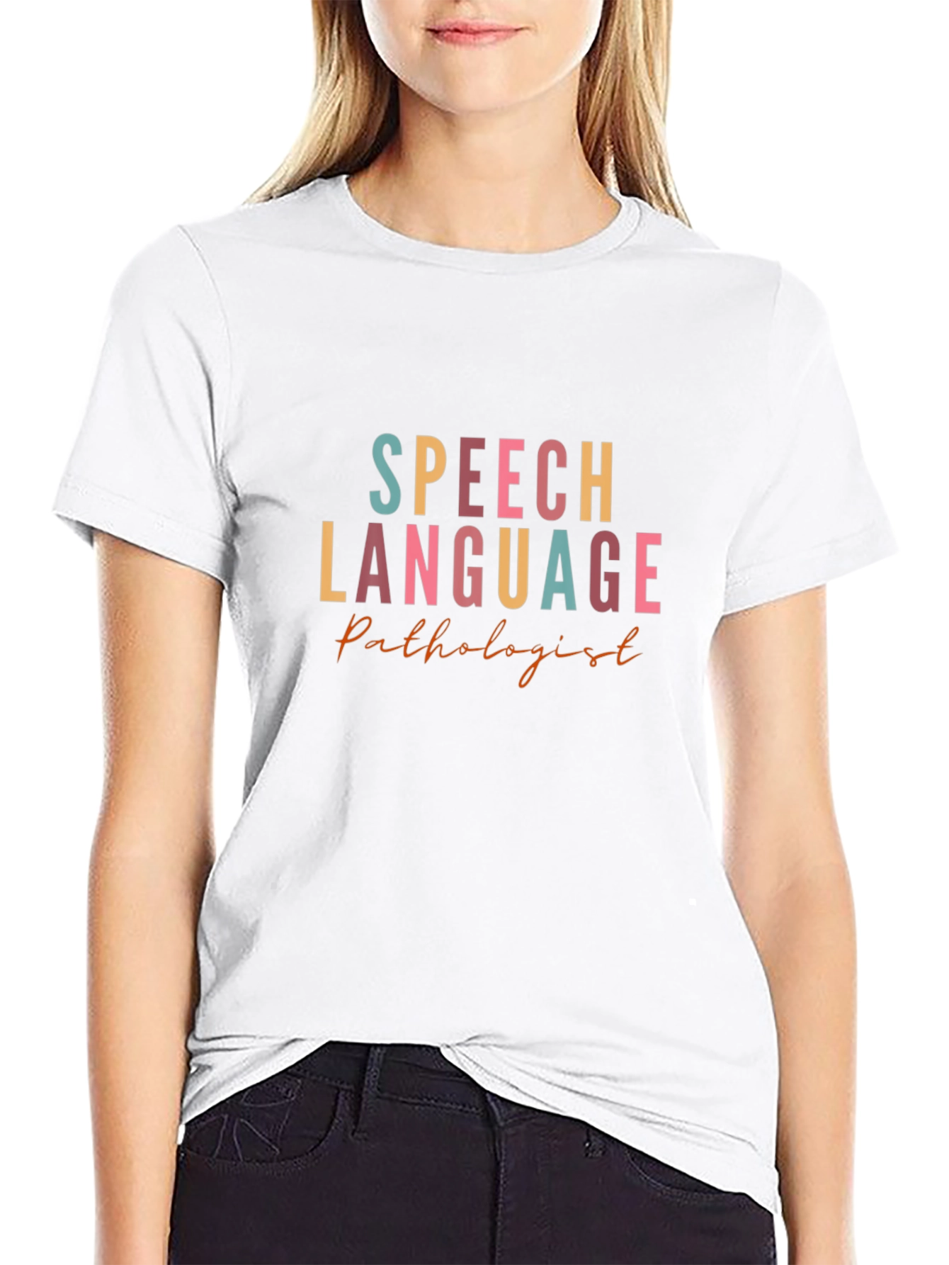 Speech Language Pathologist Black T-Shirt