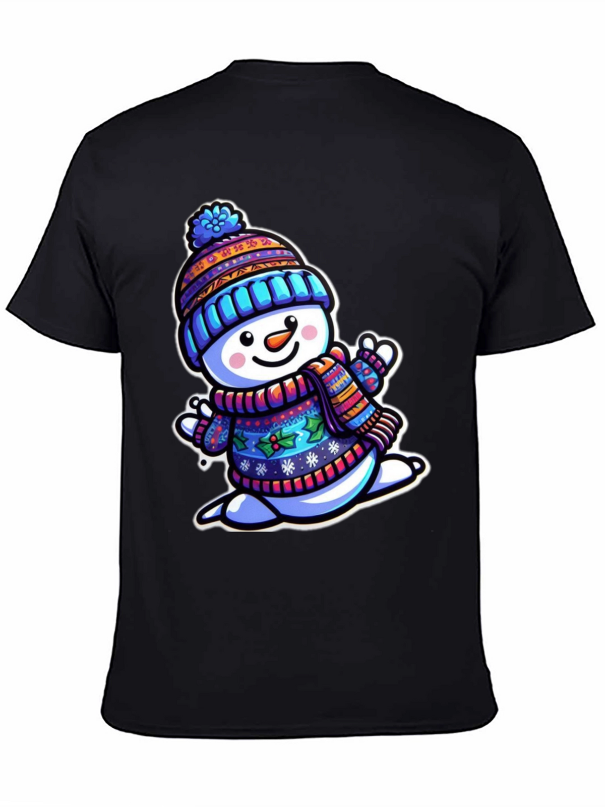 Festive Snowman Graphic Tee