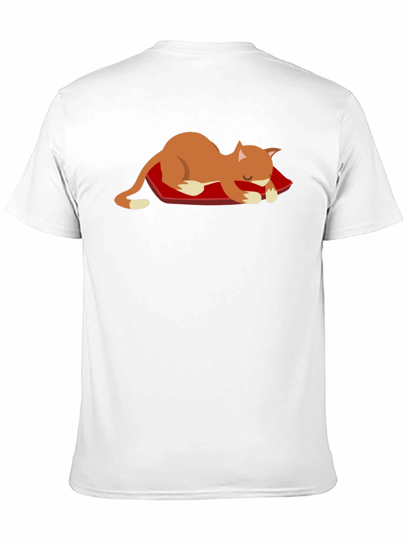 Cute Cat Nap T-Shirt - Unisex Black Tee