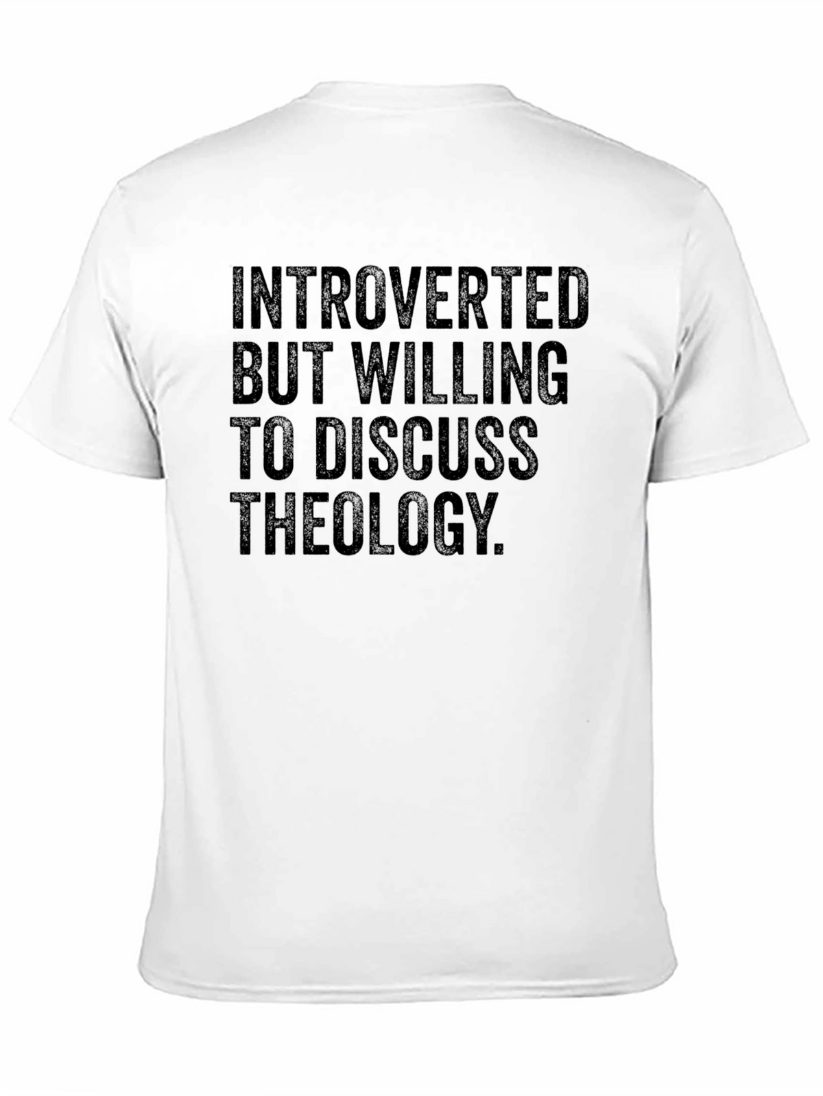 Introverted Theology T-Shirt - Black Graphic Tee