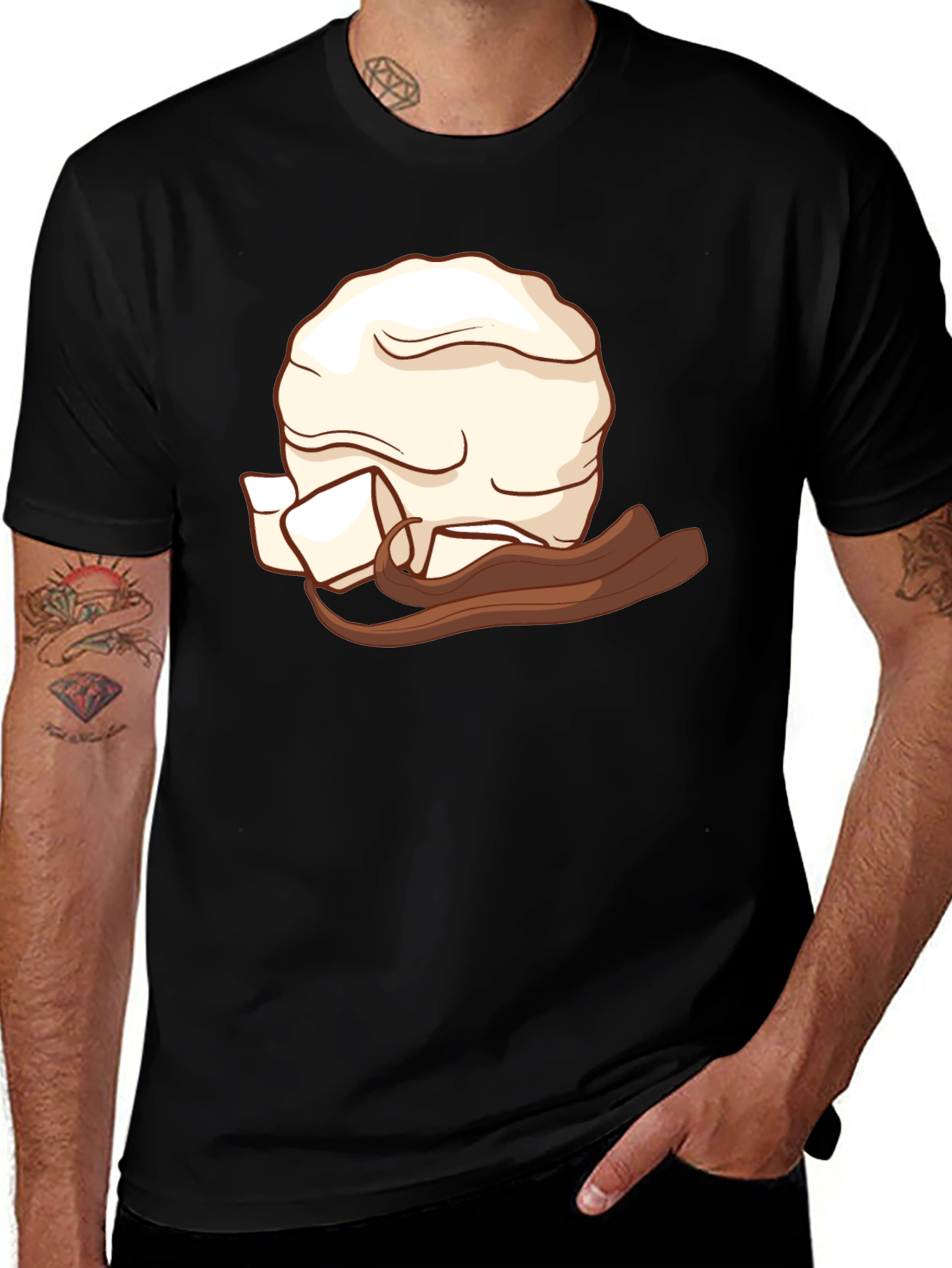 Pirate Head Wrap Graphic T-Shirt