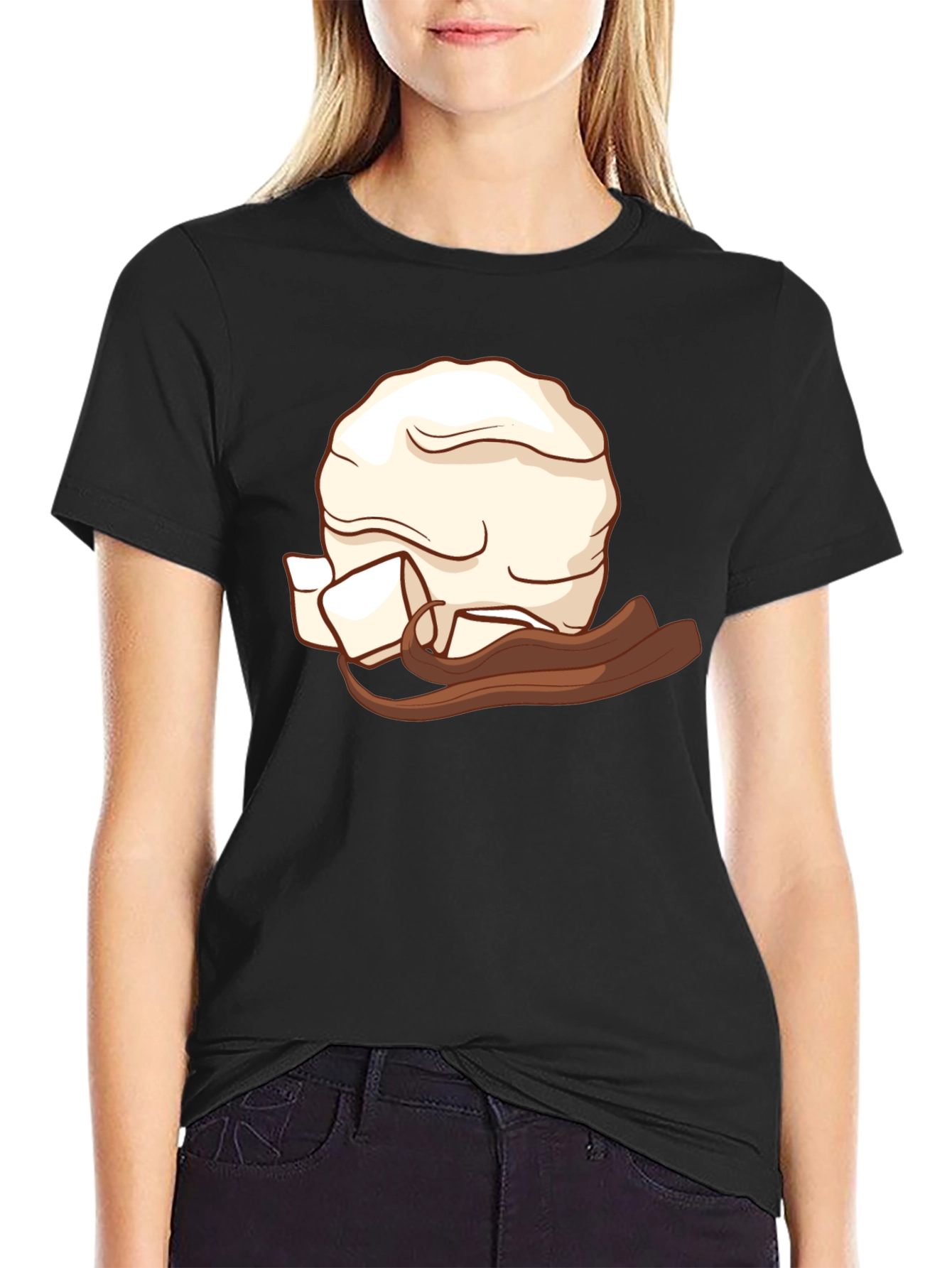 Pirate Head Wrap Graphic T-Shirt