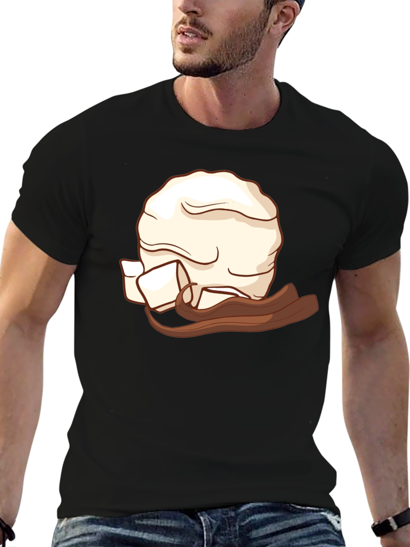Pirate Head Wrap Graphic T-Shirt