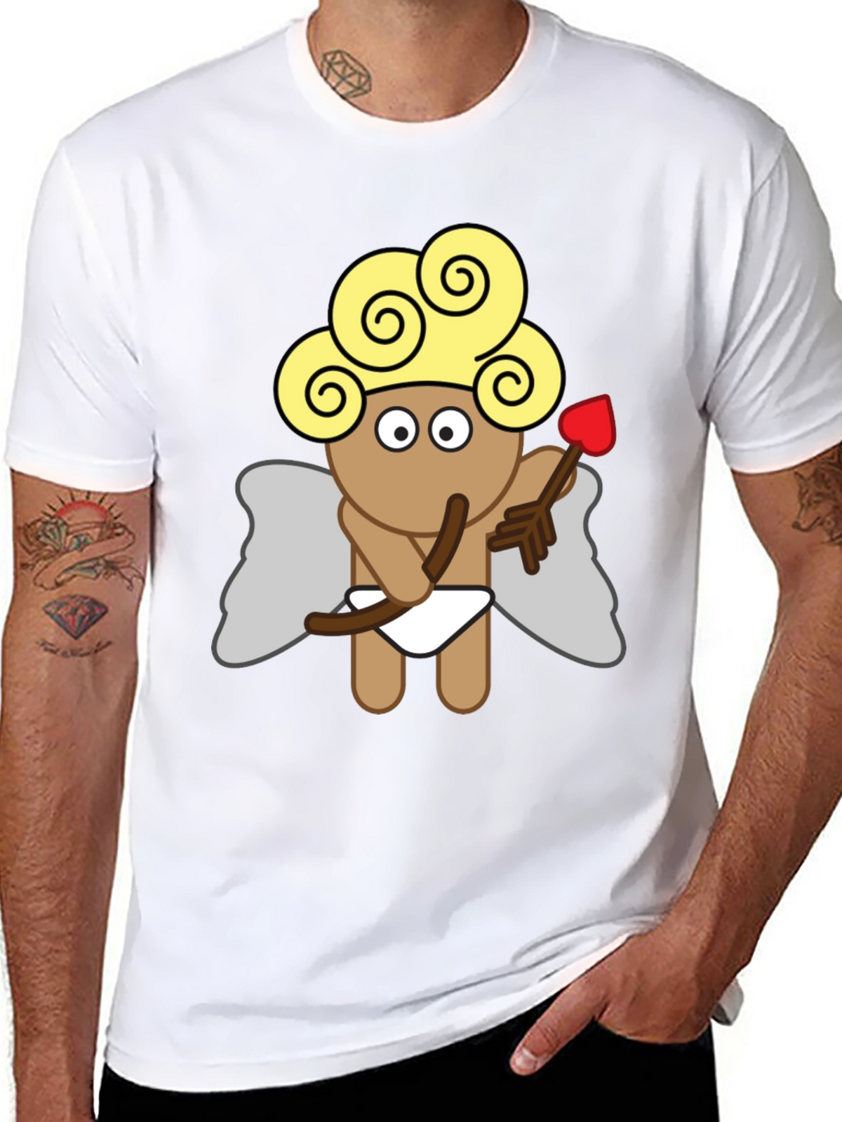 Cupid Graphic Tee - Fun Valentines Day Shirt