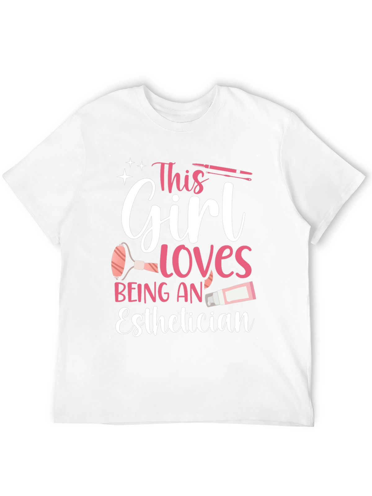 Esthetician Girl Black T-Shirt