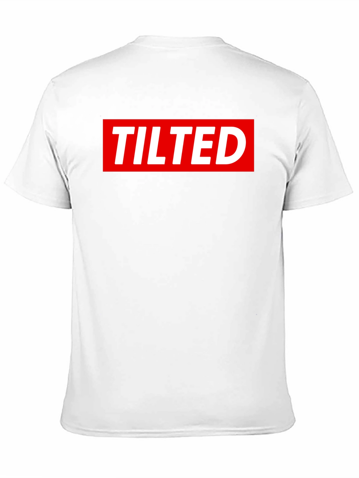 Tilted Logo Graphic Tee - Black