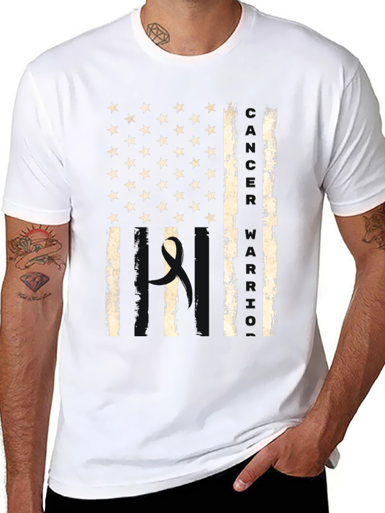 American Flag Suicide Awareness T-Shirt