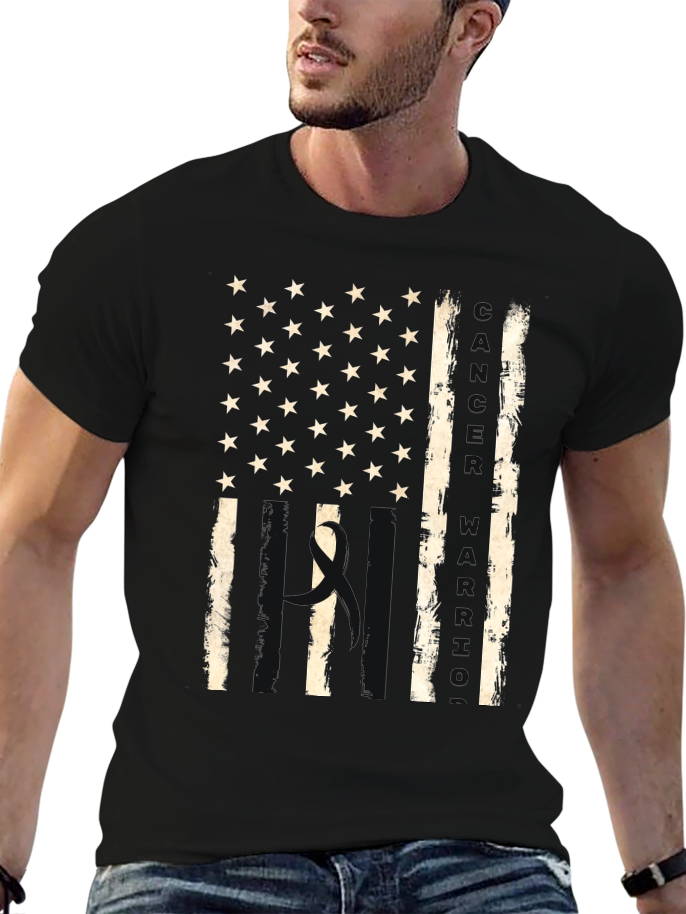 American Flag Suicide Awareness T-Shirt