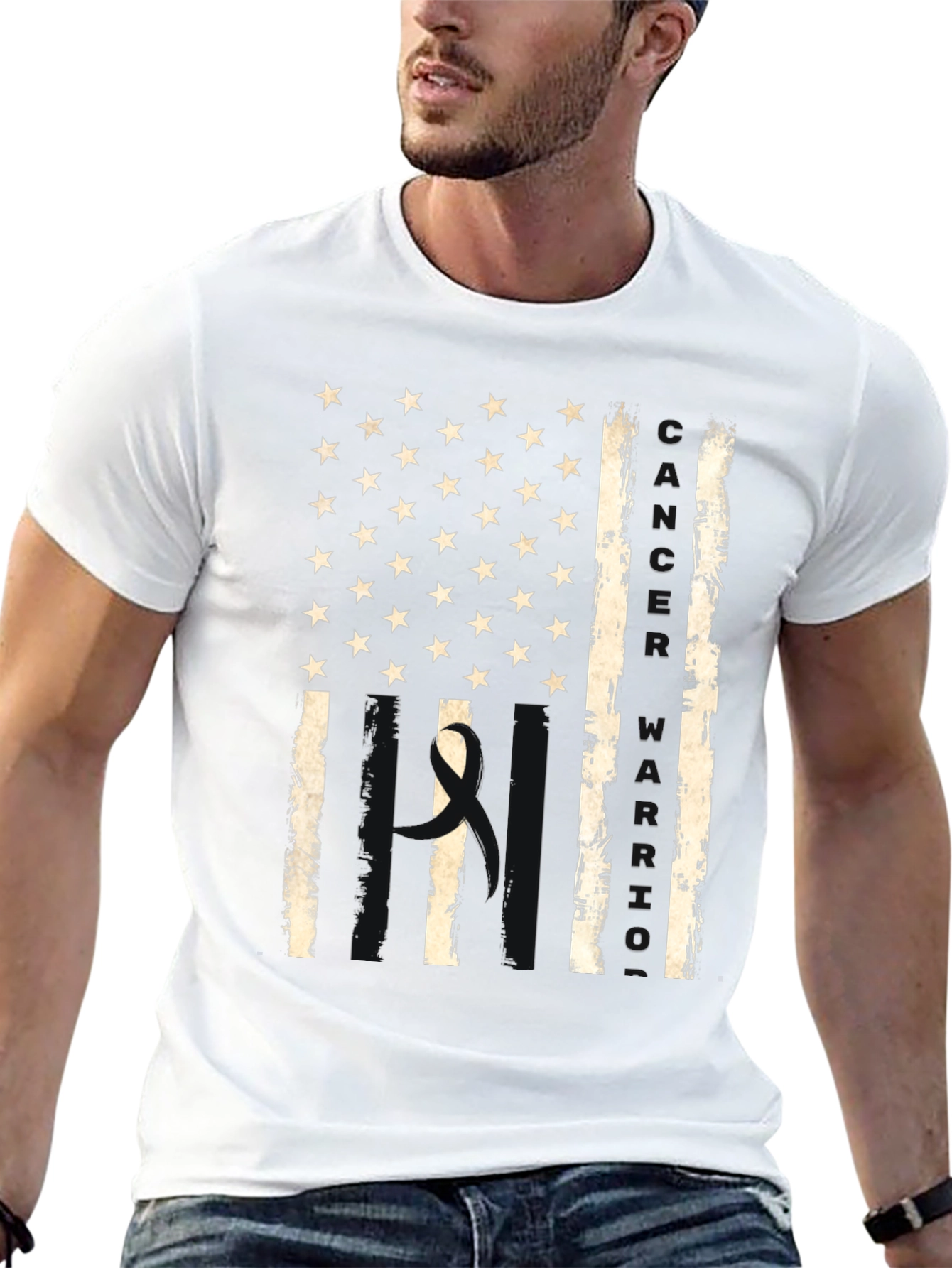 American Flag Suicide Awareness T-Shirt
