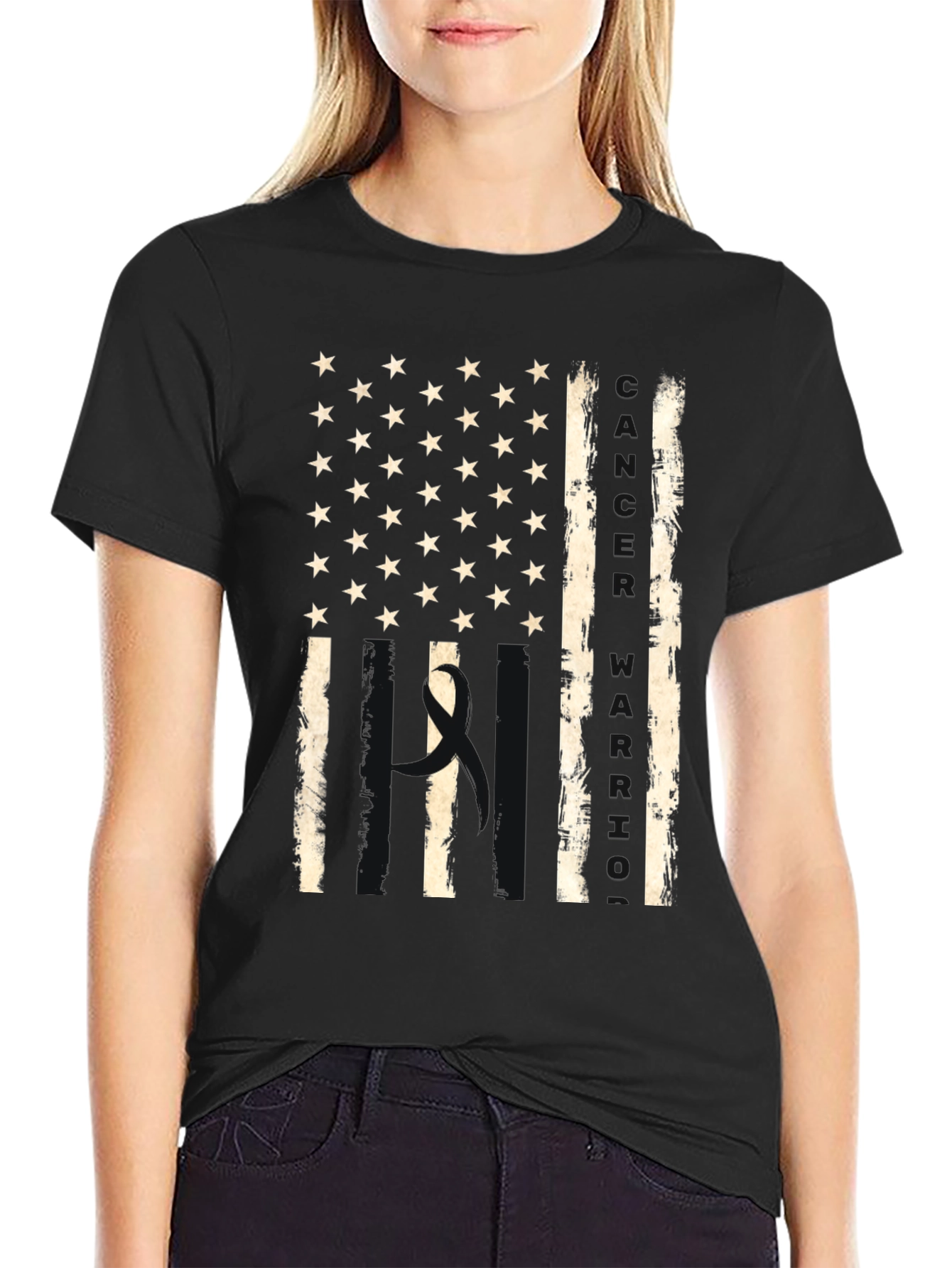 American Flag Suicide Awareness T-Shirt