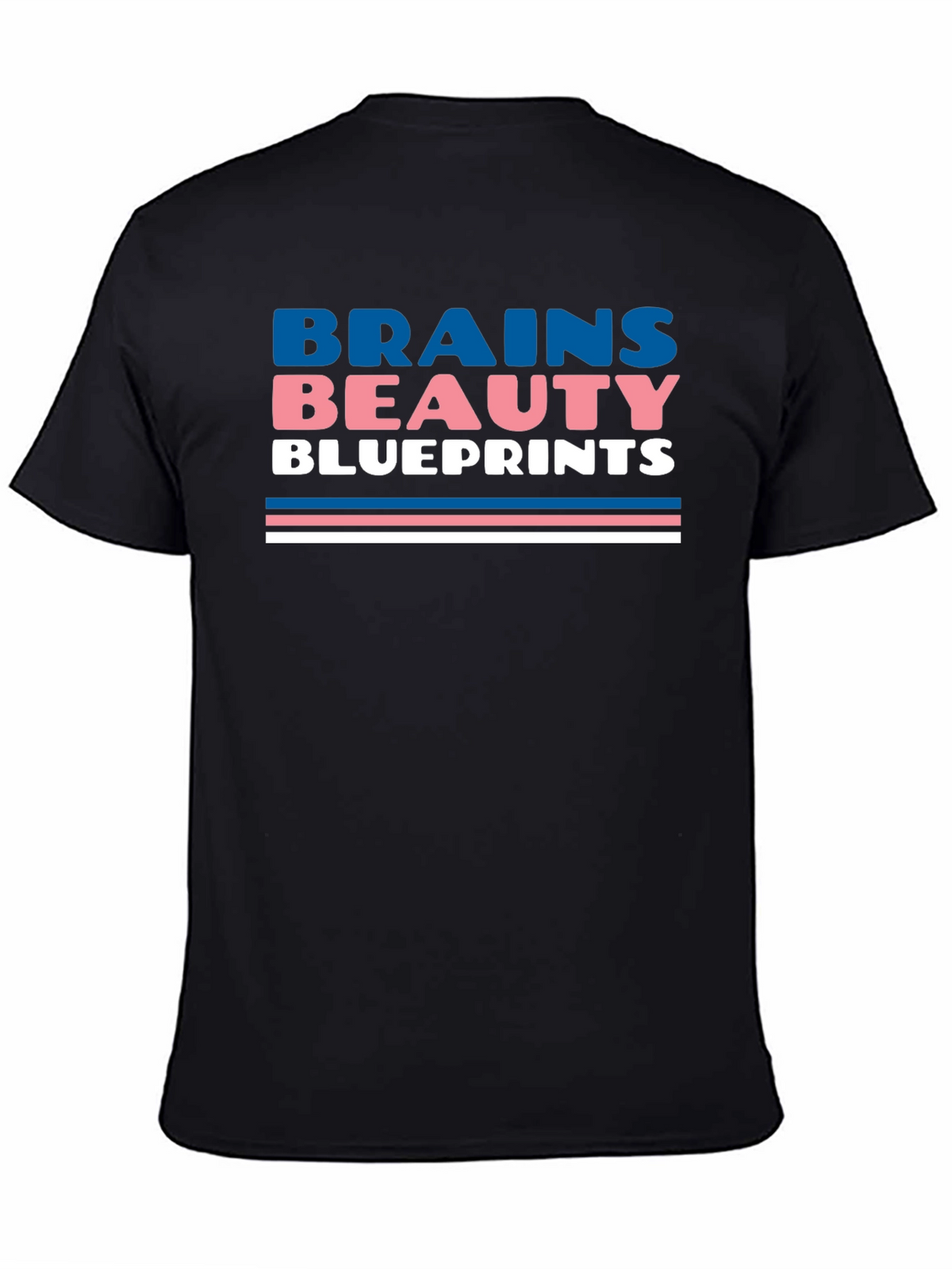 Brains Beauty Blueprints Graphic Tee