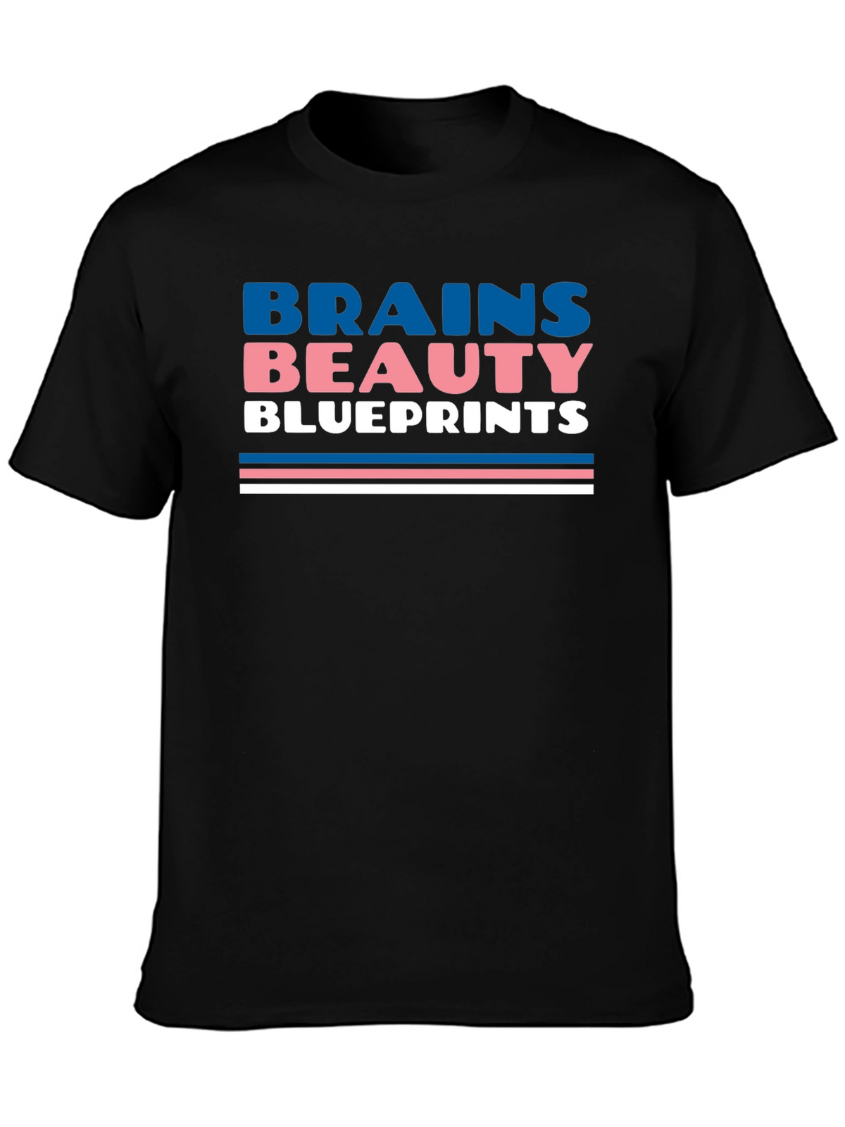 Brains Beauty Blueprints Graphic Tee