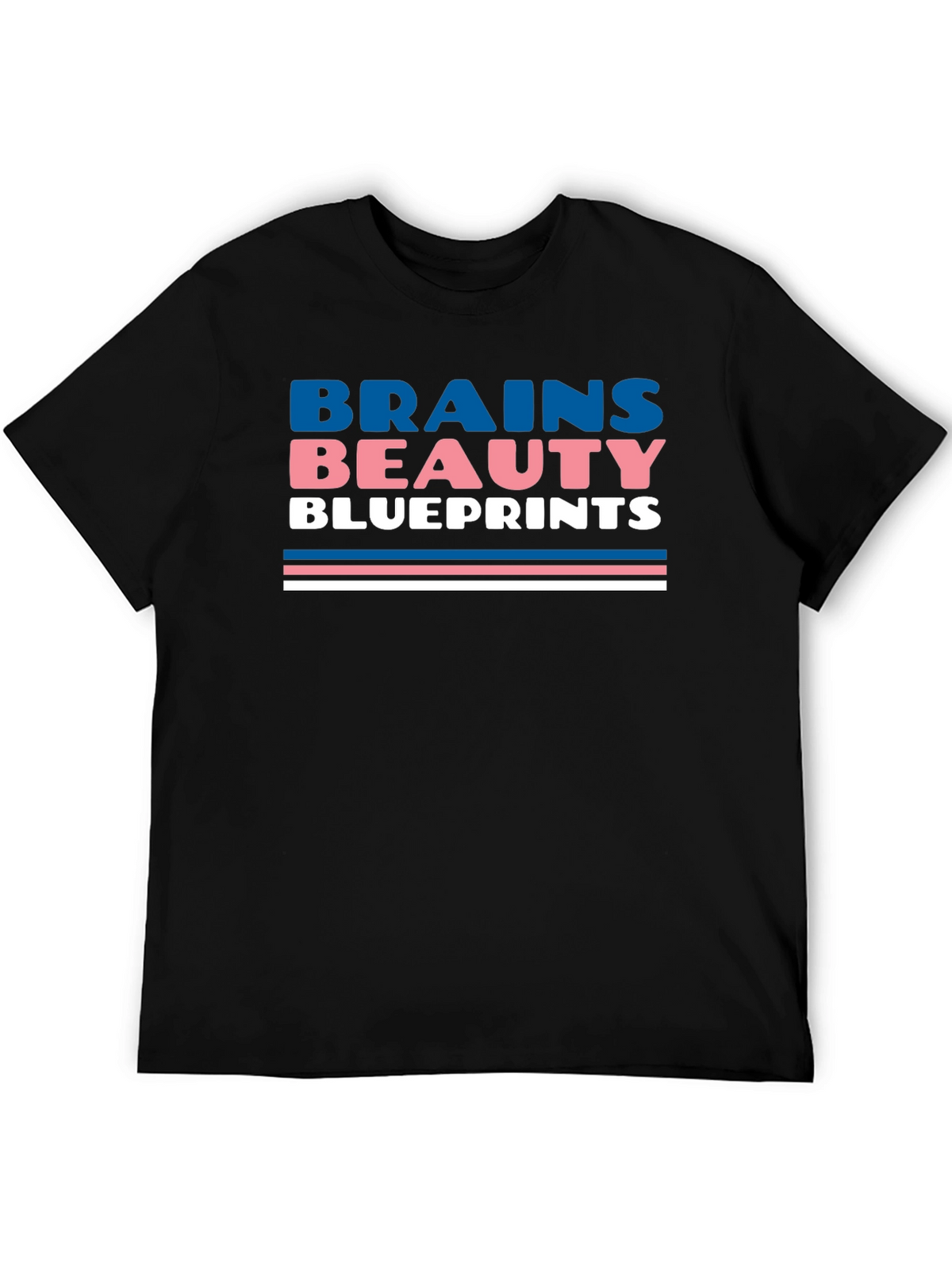 Brains Beauty Blueprints Graphic Tee