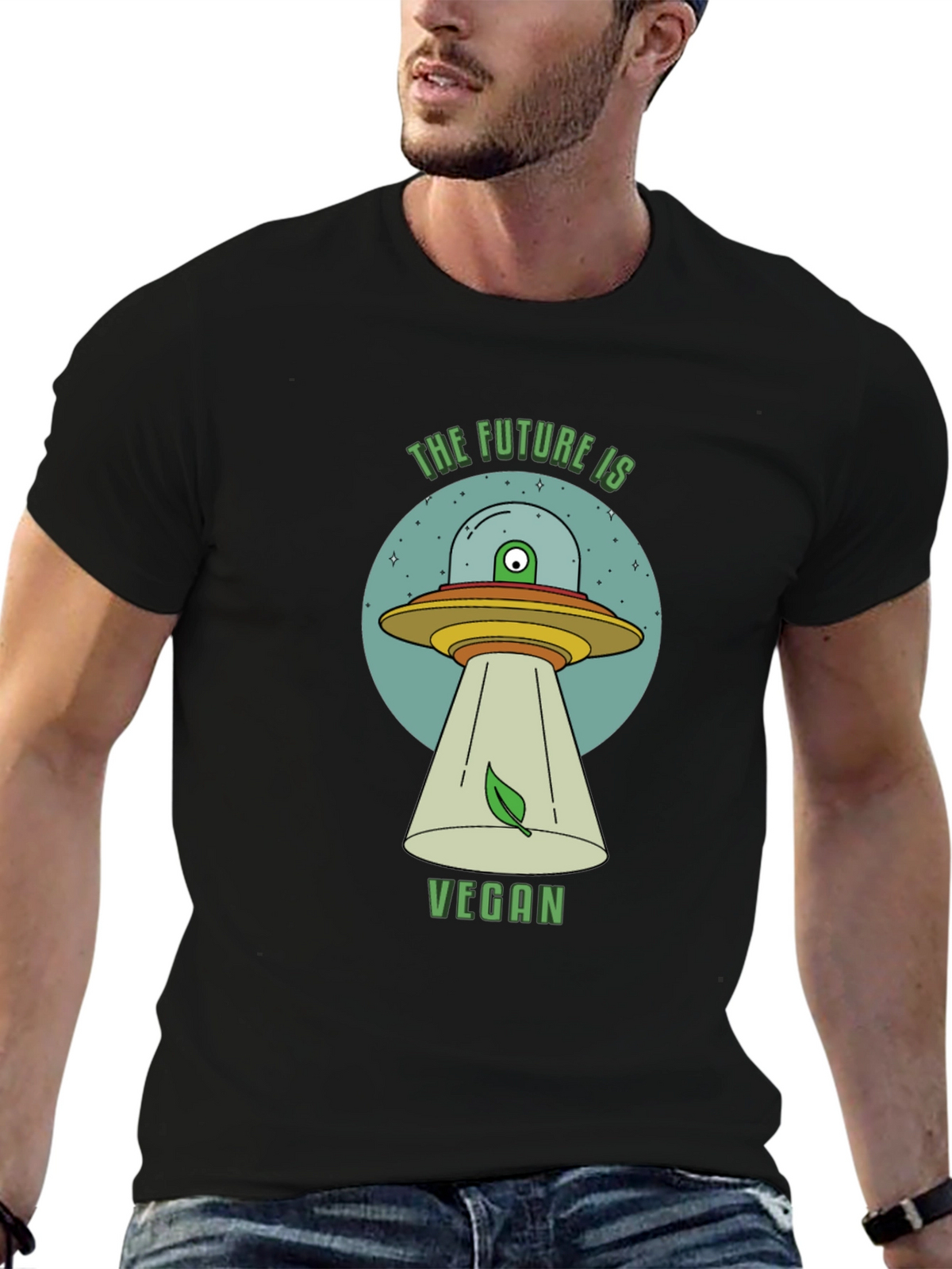 The Future is Vegan UFO T-Shirt