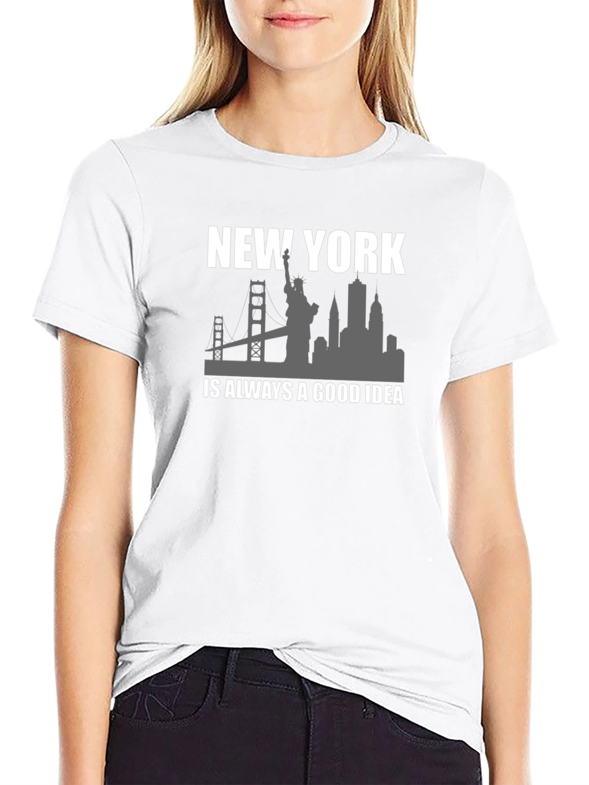 New York City Skyline Graphic T-Shirt
