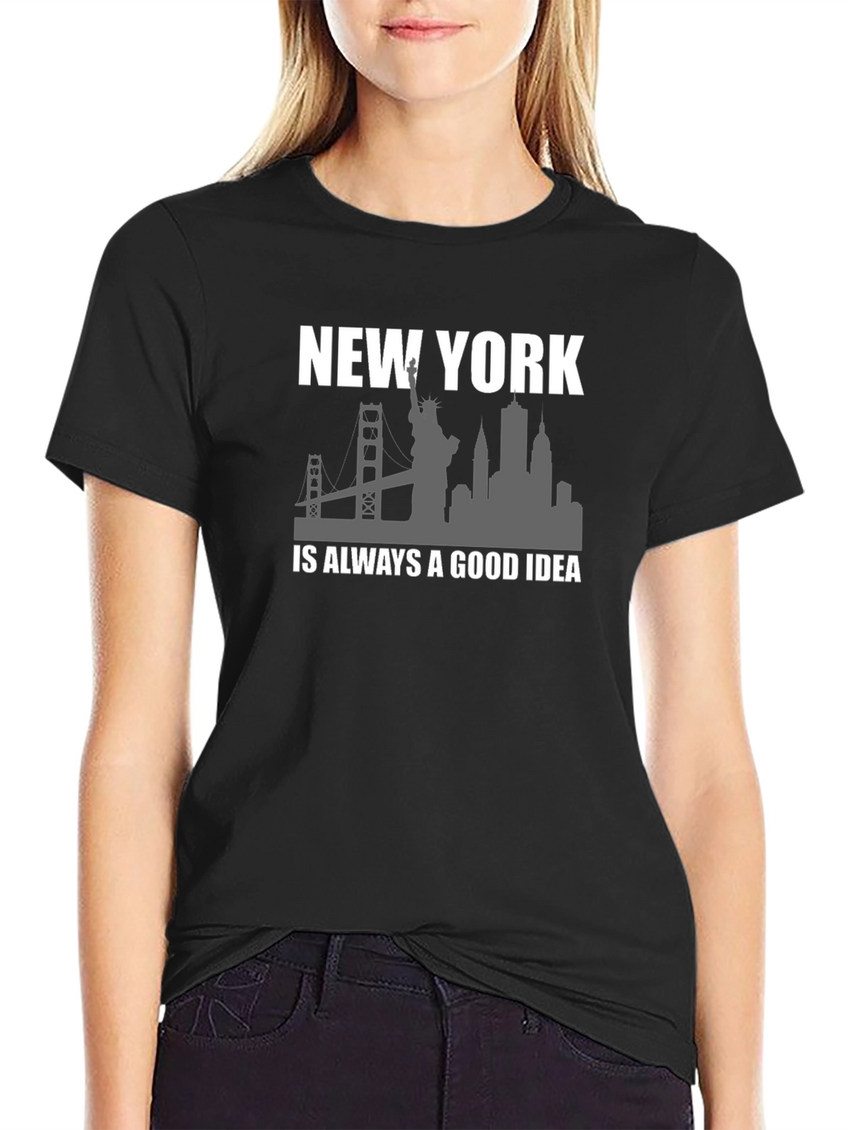 New York City Skyline Graphic T-Shirt