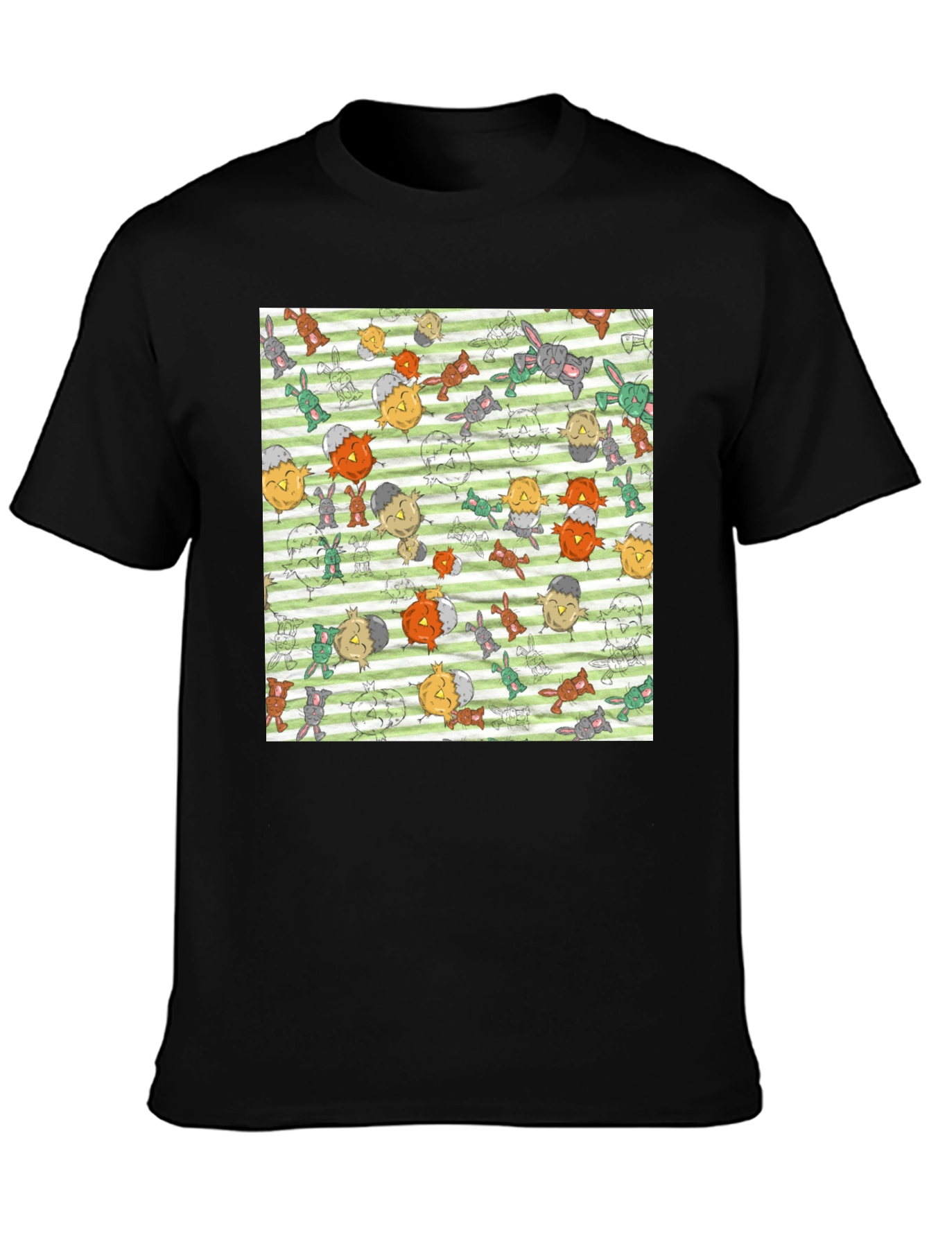 Bunny & Chick T-Shirt - Quirky Easter Style