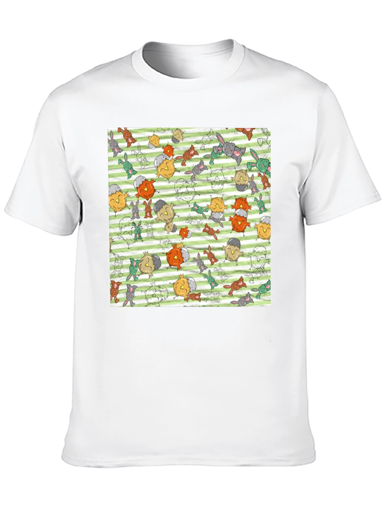 Bunny & Chick T-Shirt - Quirky Easter Style