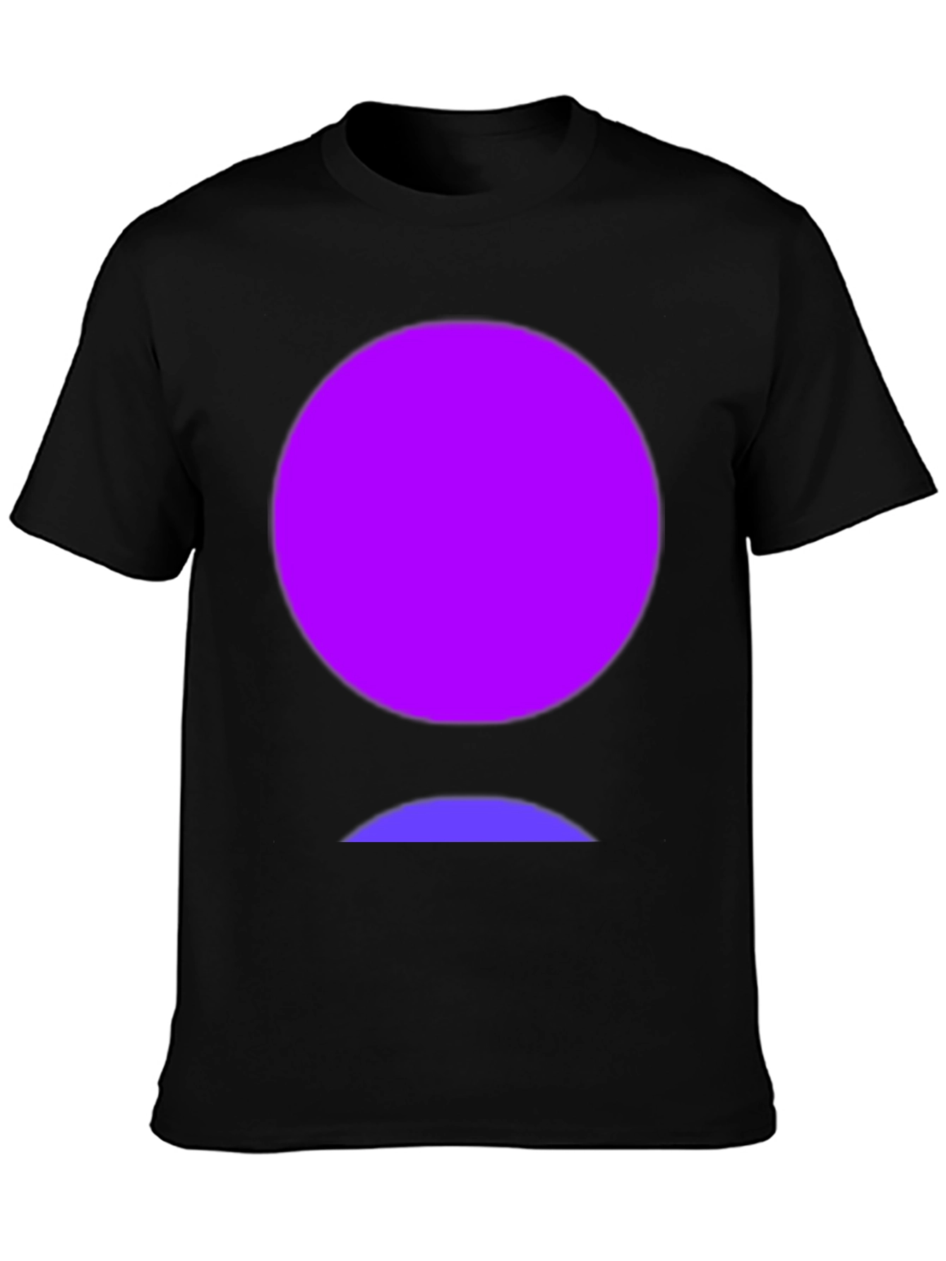 Abstract Circle Graphic Tee - Mens Casual Shirt