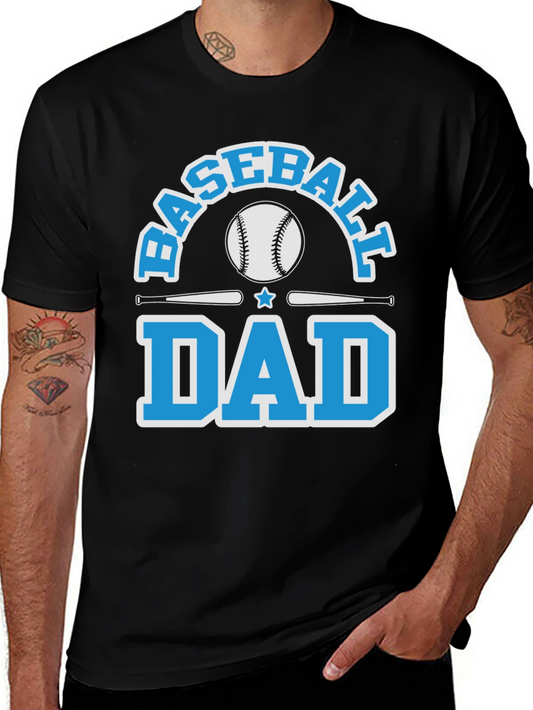 Baseball Dad Graphic Tee - Perfect for Game Day!