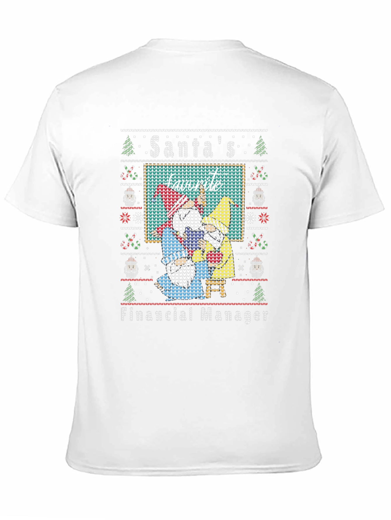 Santas Favorite Financial Manager Ugly Christmas Sweater T-Shirt