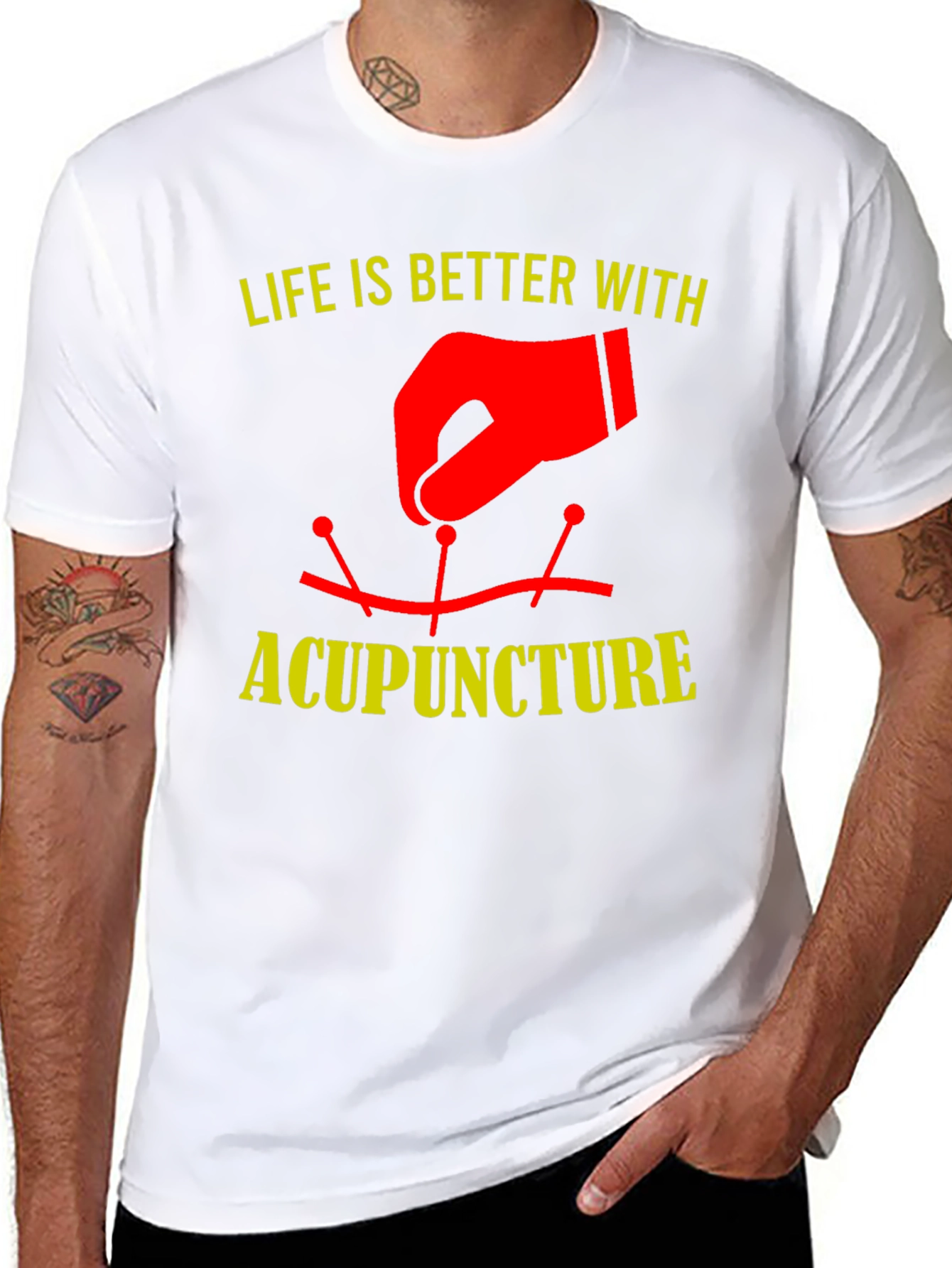Acupuncture Therapy T-Shirt - Life is Better With Acupuncture