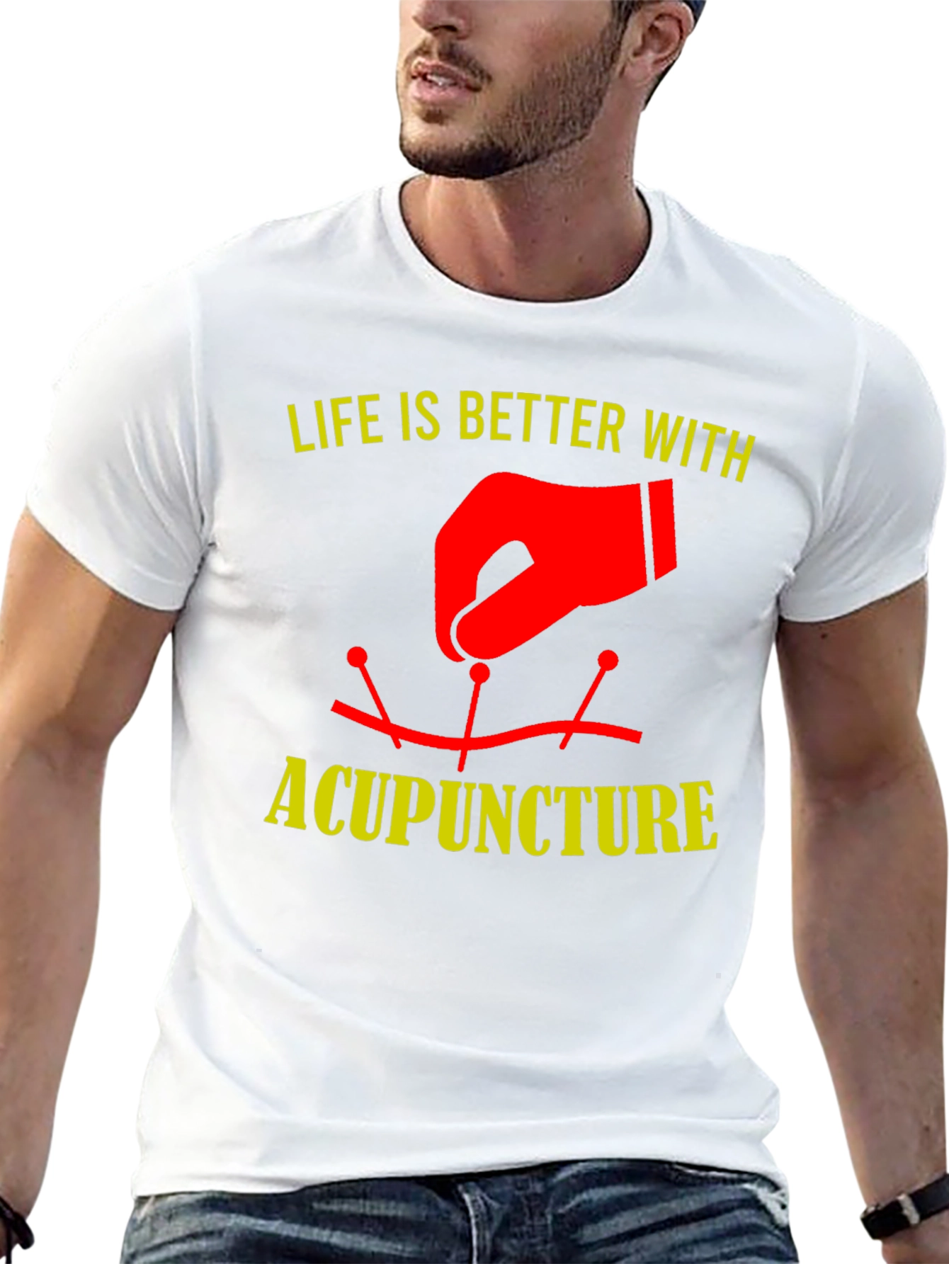 Acupuncture Therapy T-Shirt - Life is Better With Acupuncture