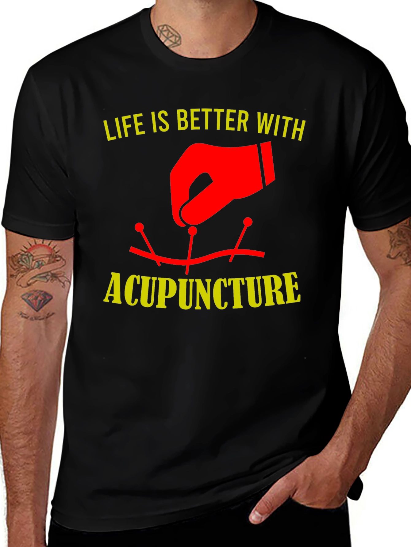 Acupuncture Therapy T-Shirt - Life is Better With Acupuncture