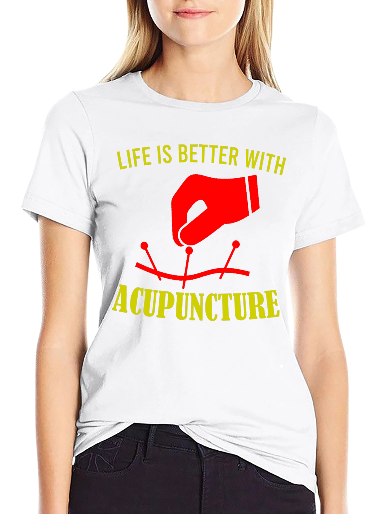 Acupuncture Therapy T-Shirt - Life is Better With Acupuncture