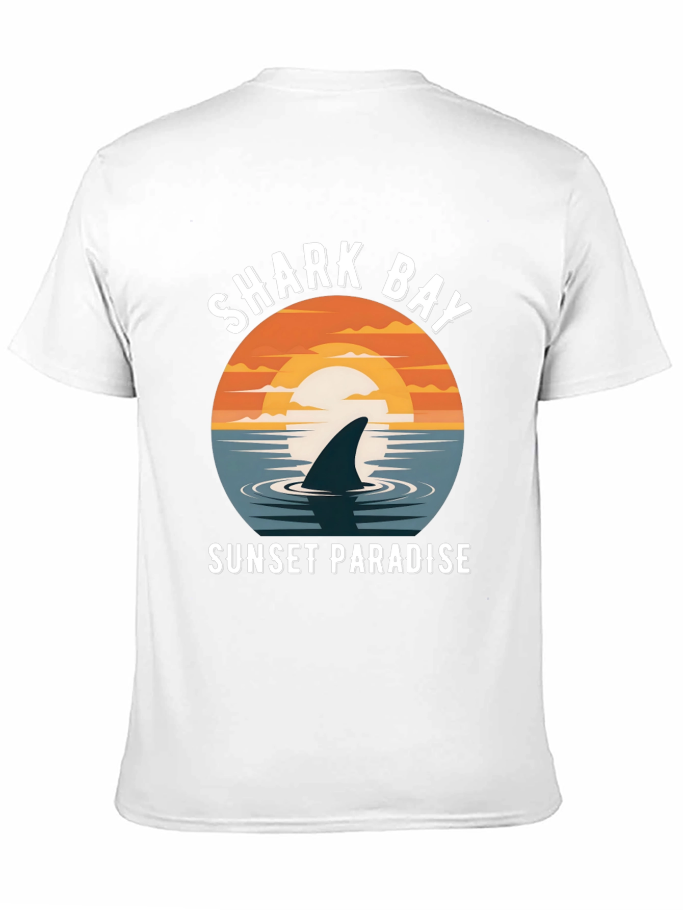 Shark Bay Sunset Paradise Graphic Tee