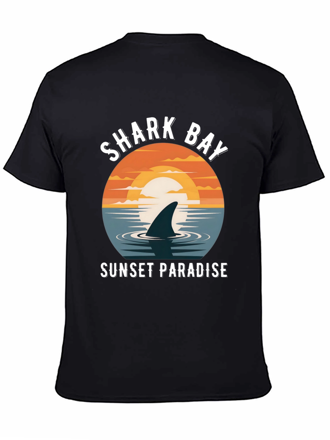 Shark Bay Sunset Paradise Graphic Tee