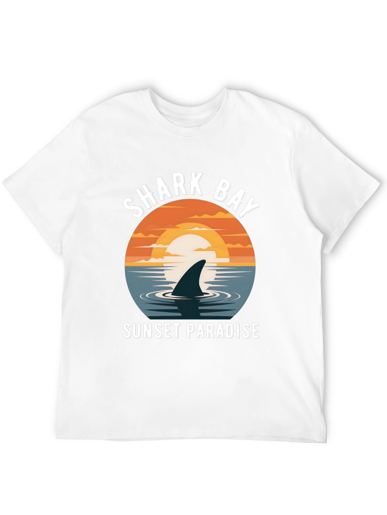 Shark Bay Sunset Paradise Graphic Tee